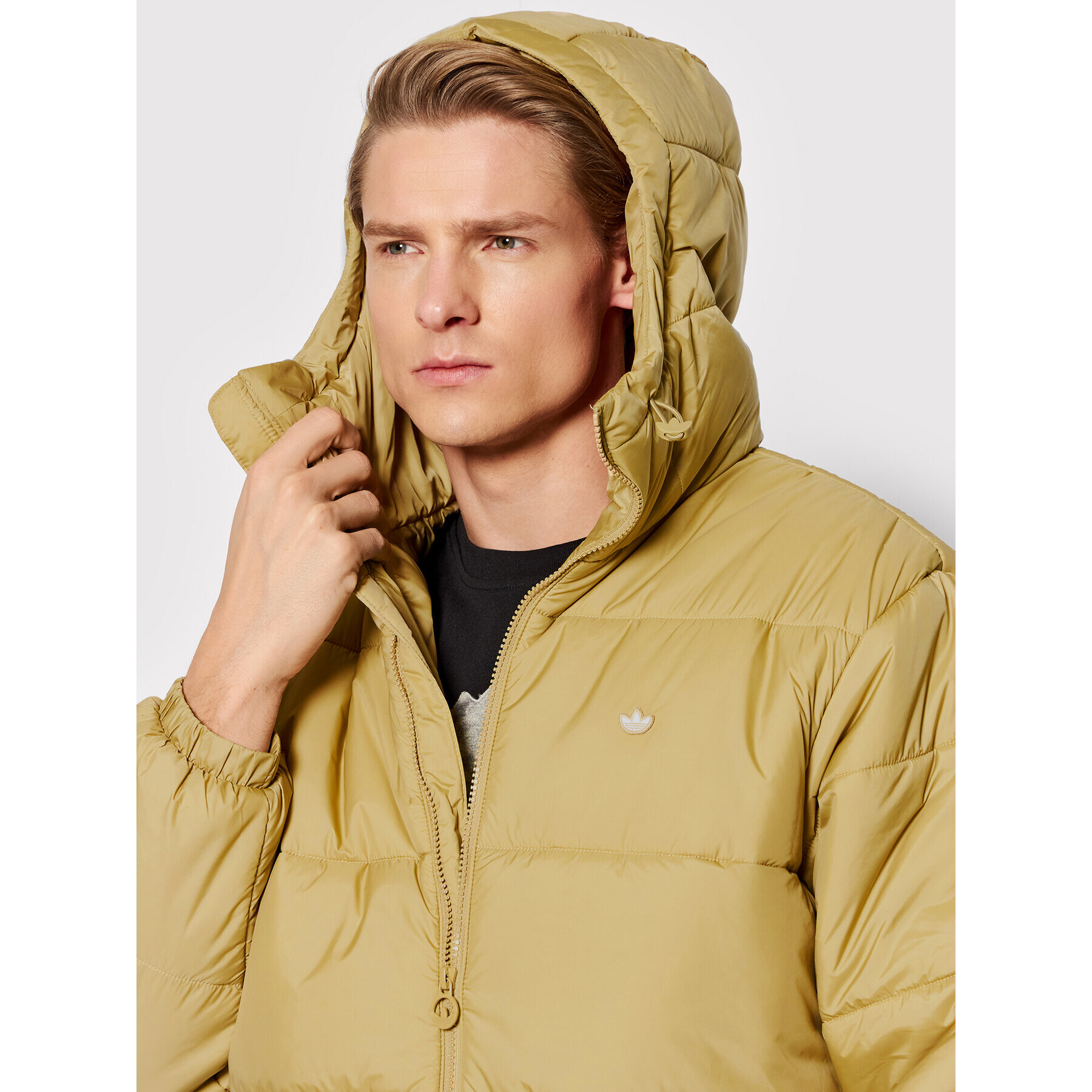 adidas Пухено яке Puffer H13556 Бежов Regular Fit - Pepit.bg