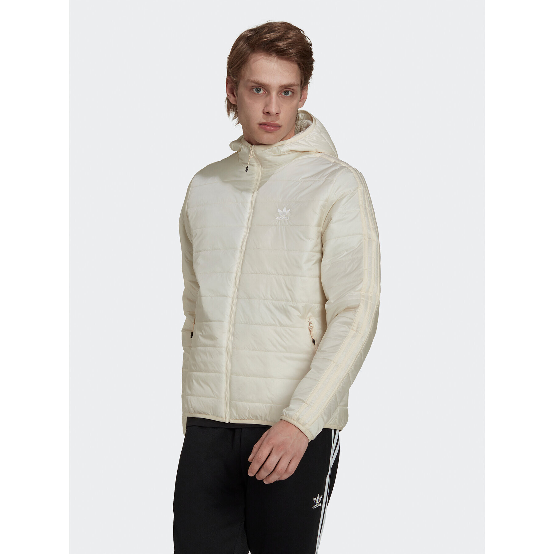 adidas Пухено яке Puffer HL9213 Екрю Regular Fit - Pepit.bg