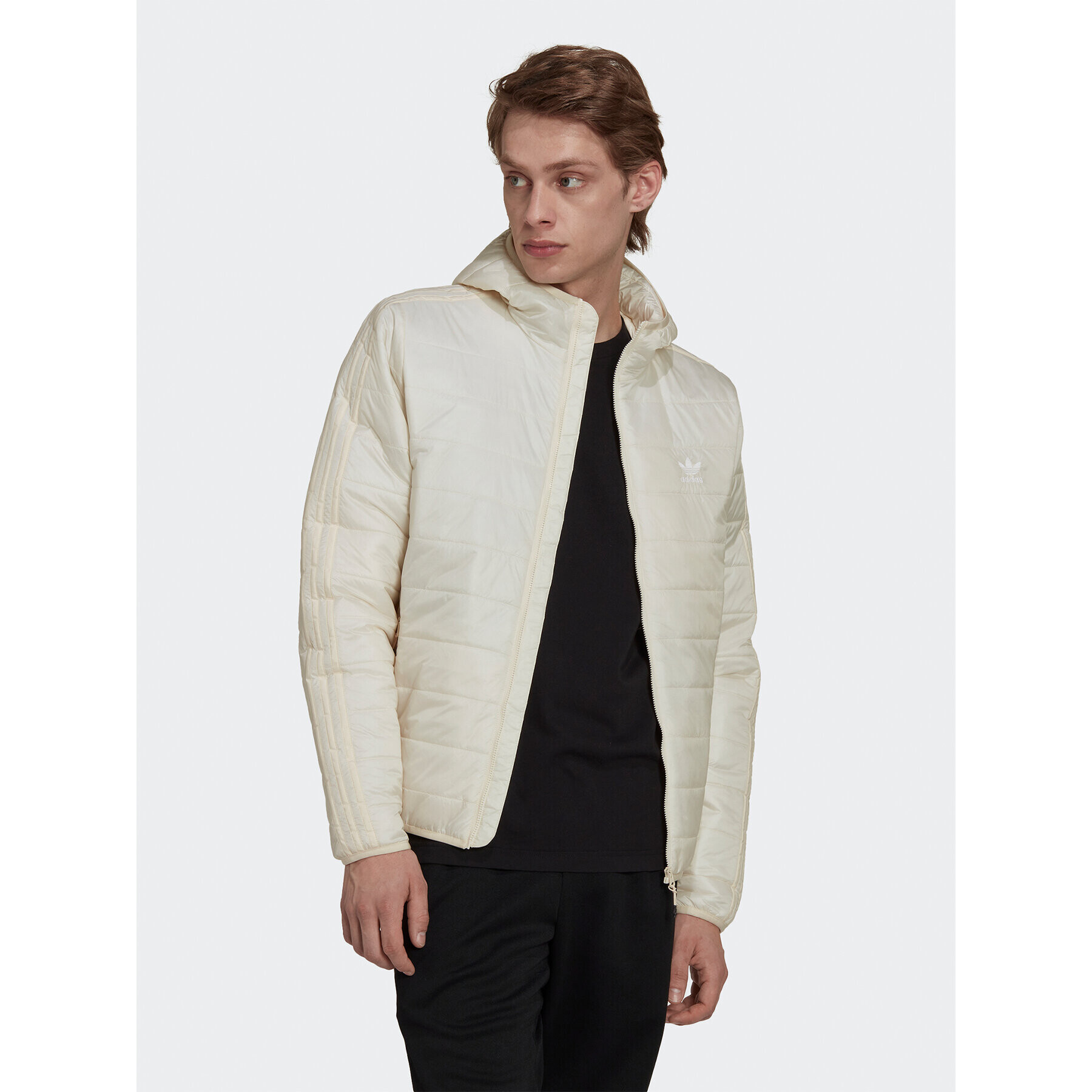 adidas Пухено яке Puffer HL9213 Екрю Regular Fit - Pepit.bg