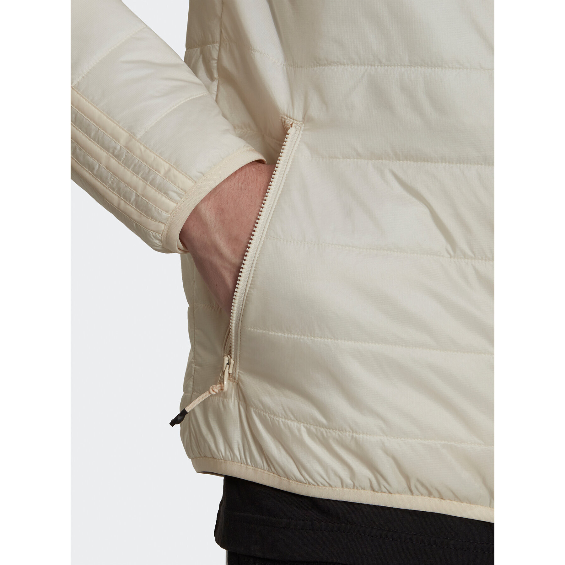 adidas Пухено яке Puffer HL9213 Екрю Regular Fit - Pepit.bg