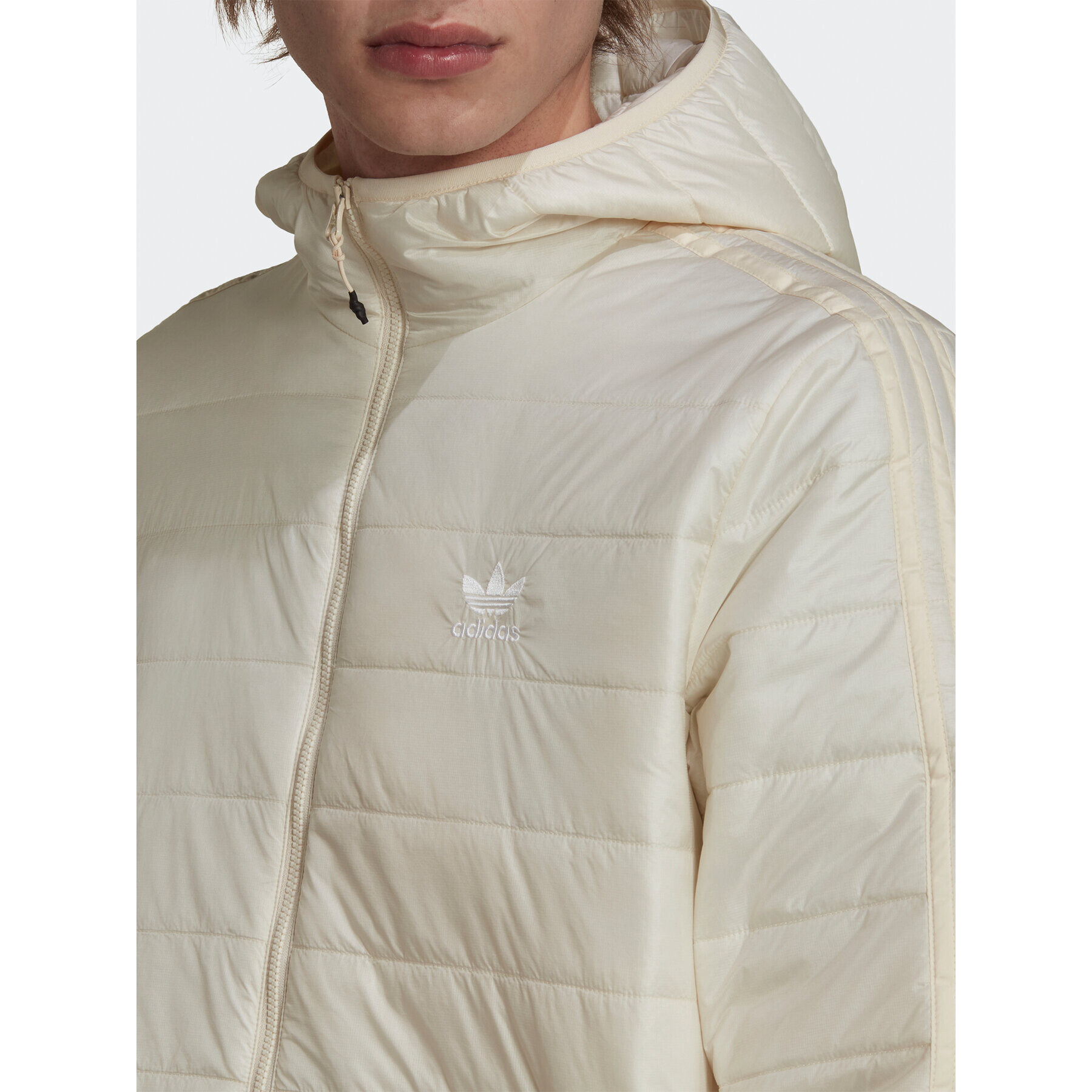 adidas Пухено яке Puffer HL9213 Екрю Regular Fit - Pepit.bg