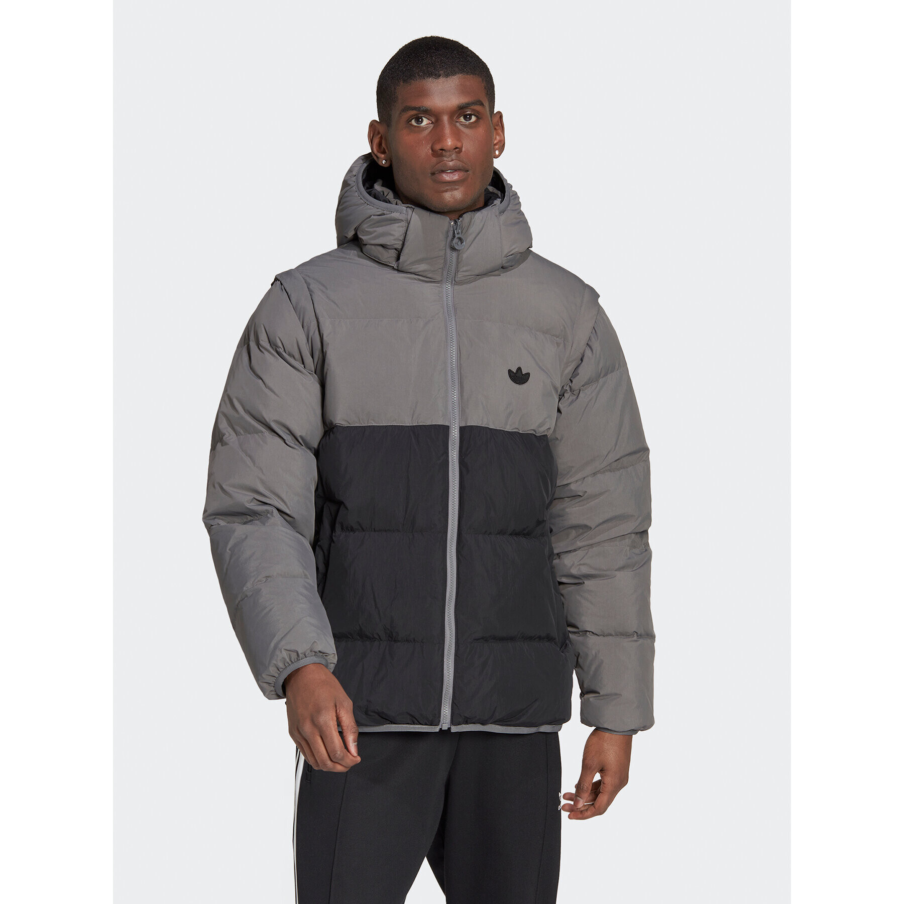 adidas Пухено яке Rifta HL6787 Черен Regular Fit - Pepit.bg