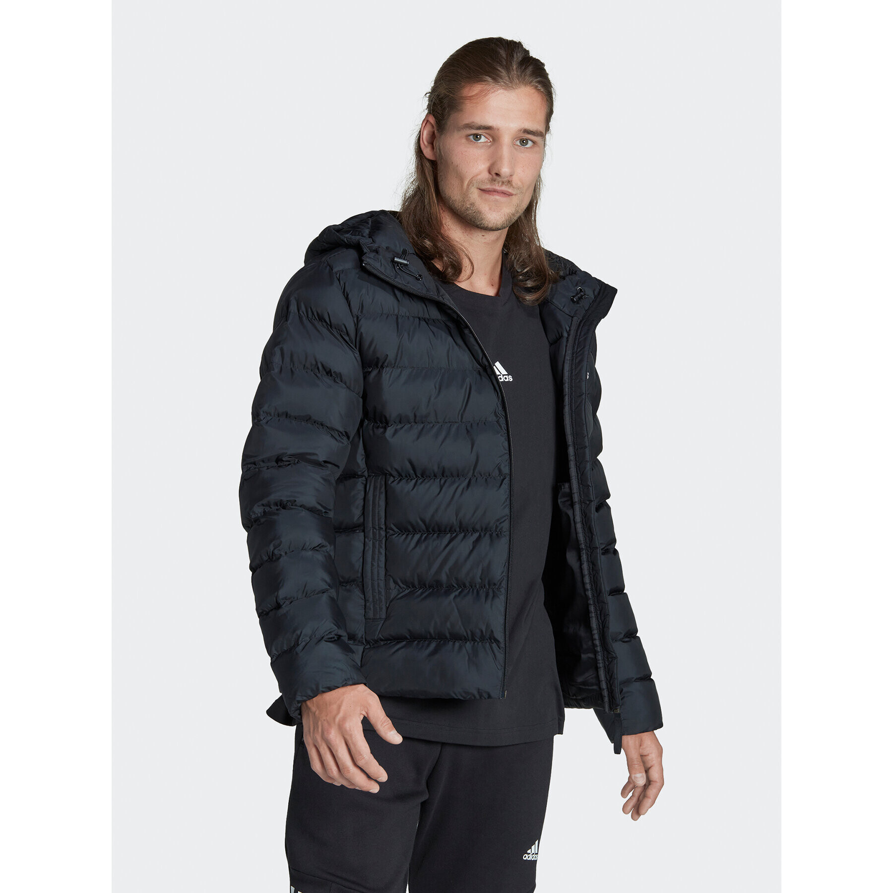 adidas Пухено яке SDP 2.0 Insulated HI0940 Черен Regular Fit - Pepit.bg