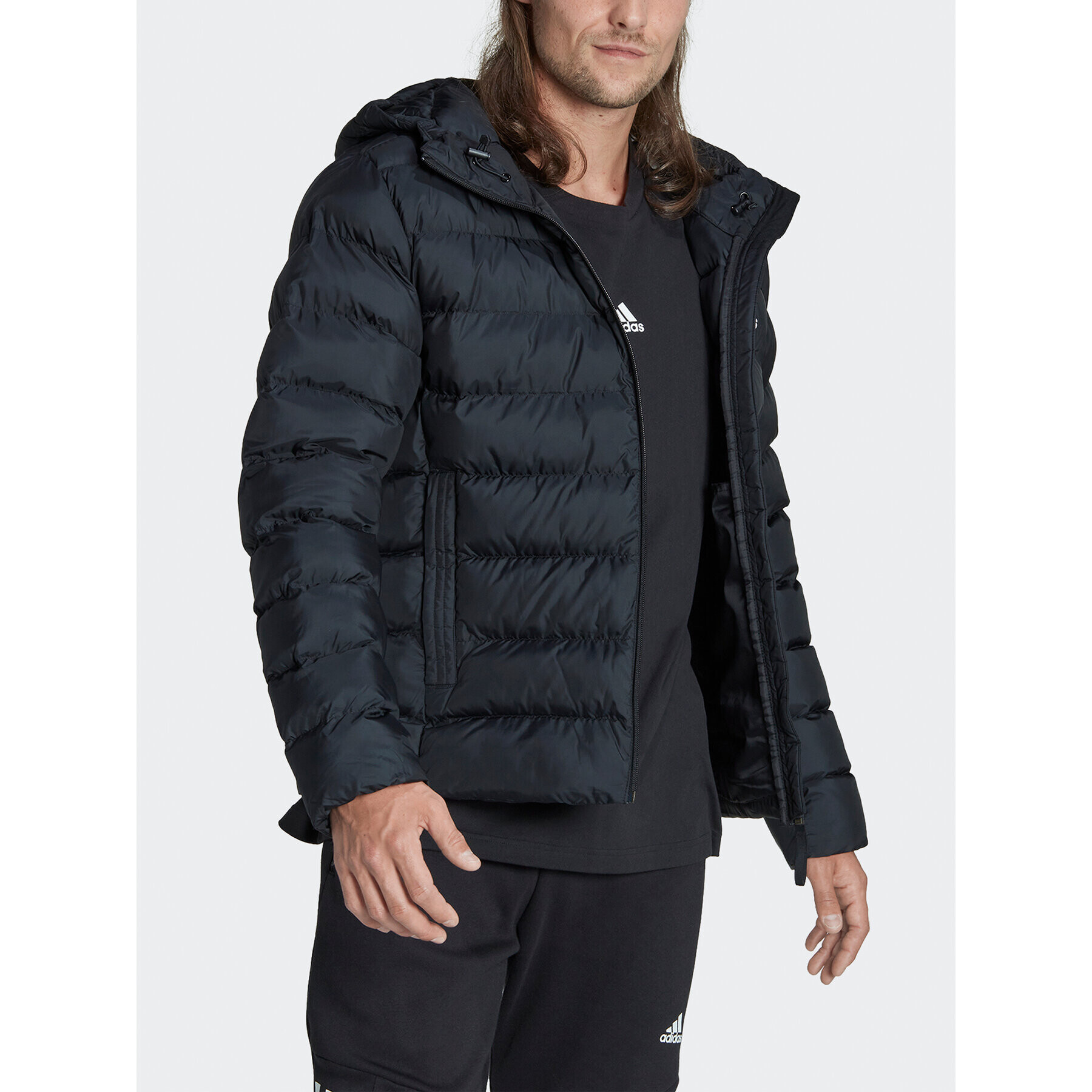 adidas Пухено яке SDP 2.0 Insulated HI0940 Черен Regular Fit - Pepit.bg