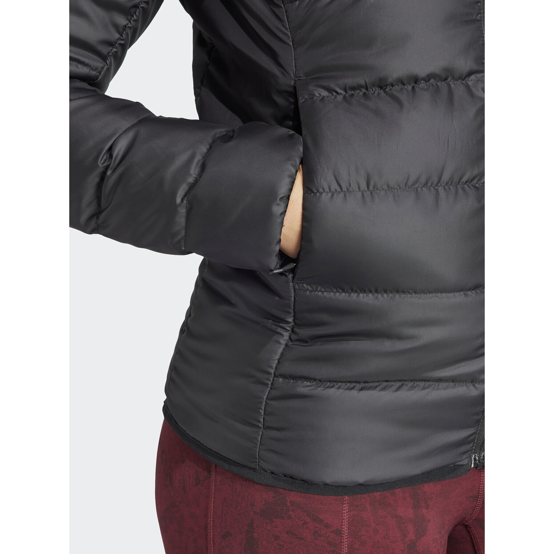 adidas Пухено яке Terrex Multi Light Down IP6034 Черен Slim Fit - Pepit.bg