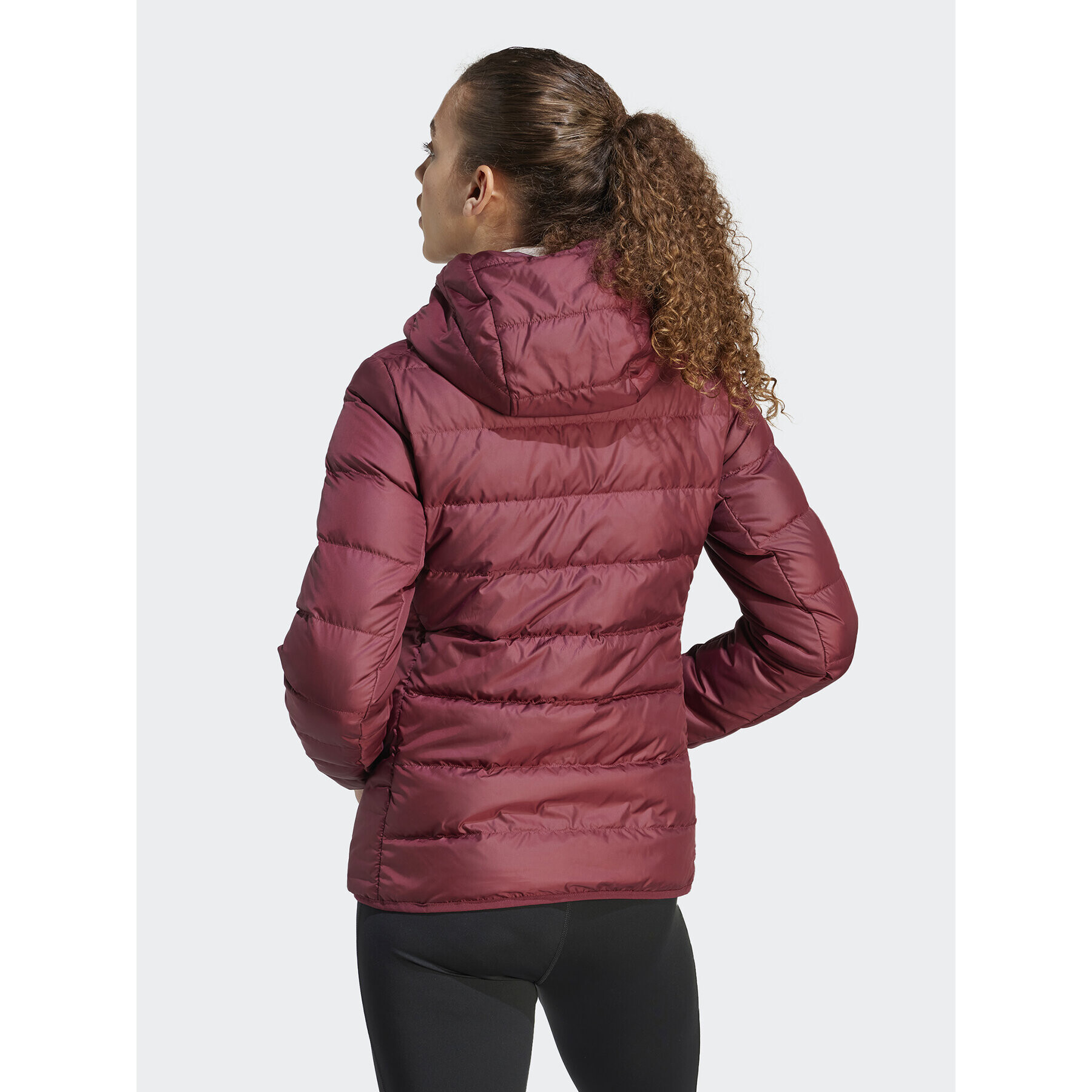adidas Пухено яке Terrex Multi Light Down IP6035 Червен Slim Fit - Pepit.bg
