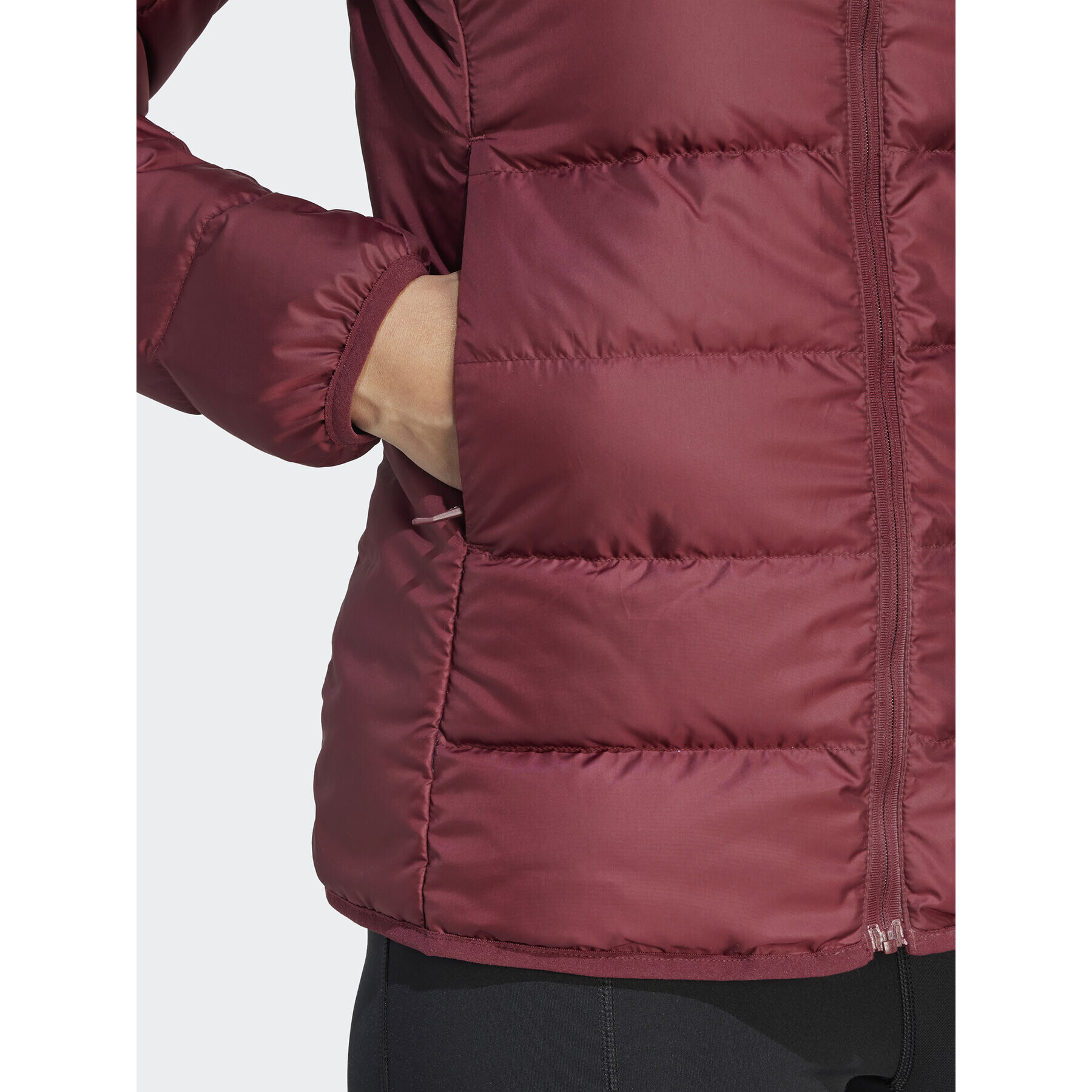 adidas Пухено яке Terrex Multi Light Down IP6035 Червен Slim Fit - Pepit.bg