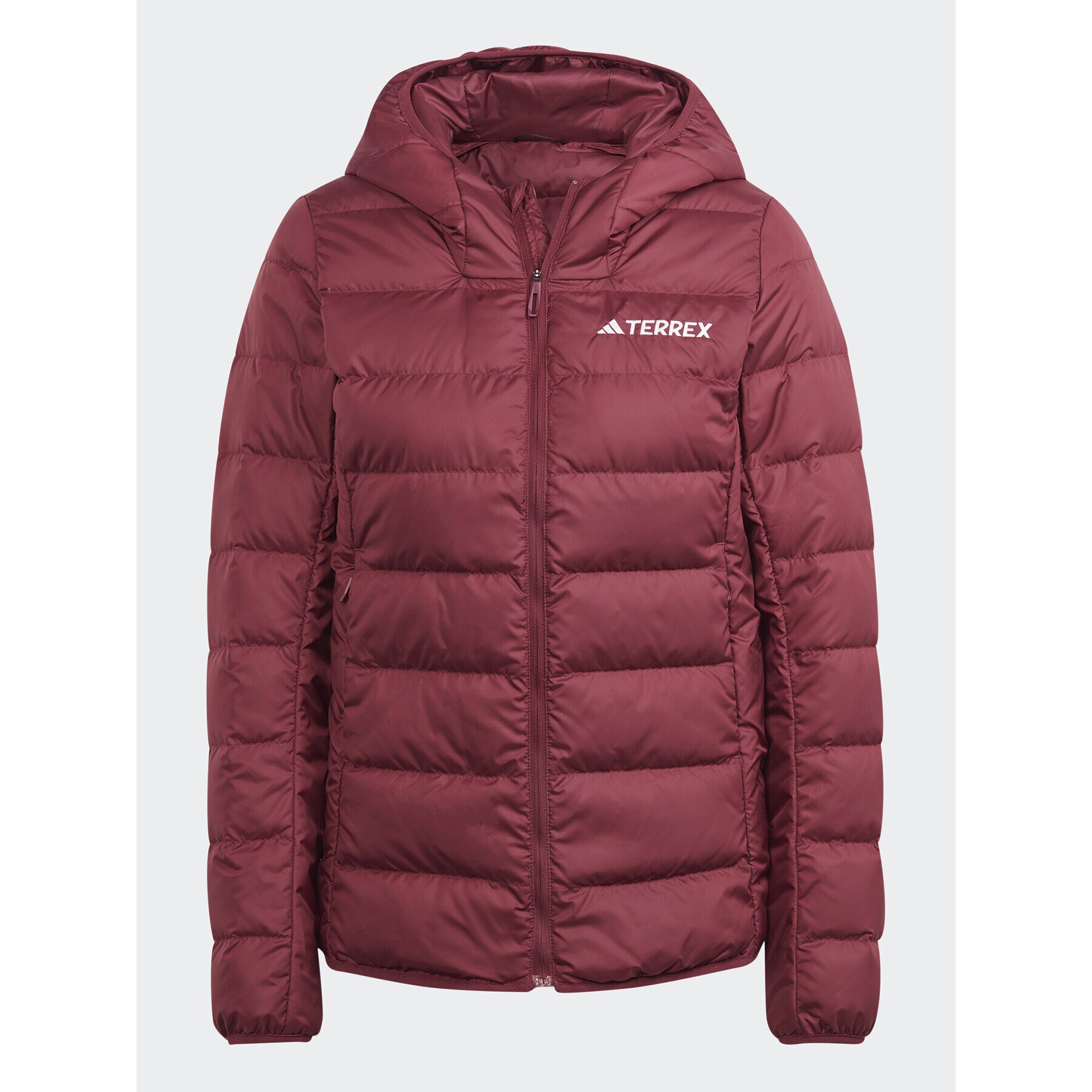 adidas Пухено яке Terrex Multi Light Down IP6035 Червен Slim Fit - Pepit.bg