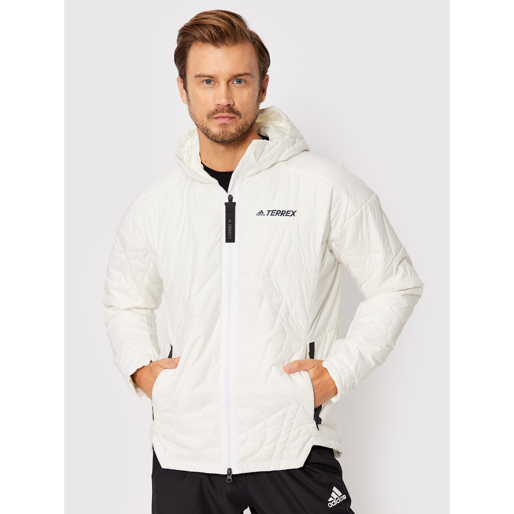 adidas Пухено яке Terrex Myshelter Primaloft GQ3697 Екрю Regular Fit - Pepit.bg