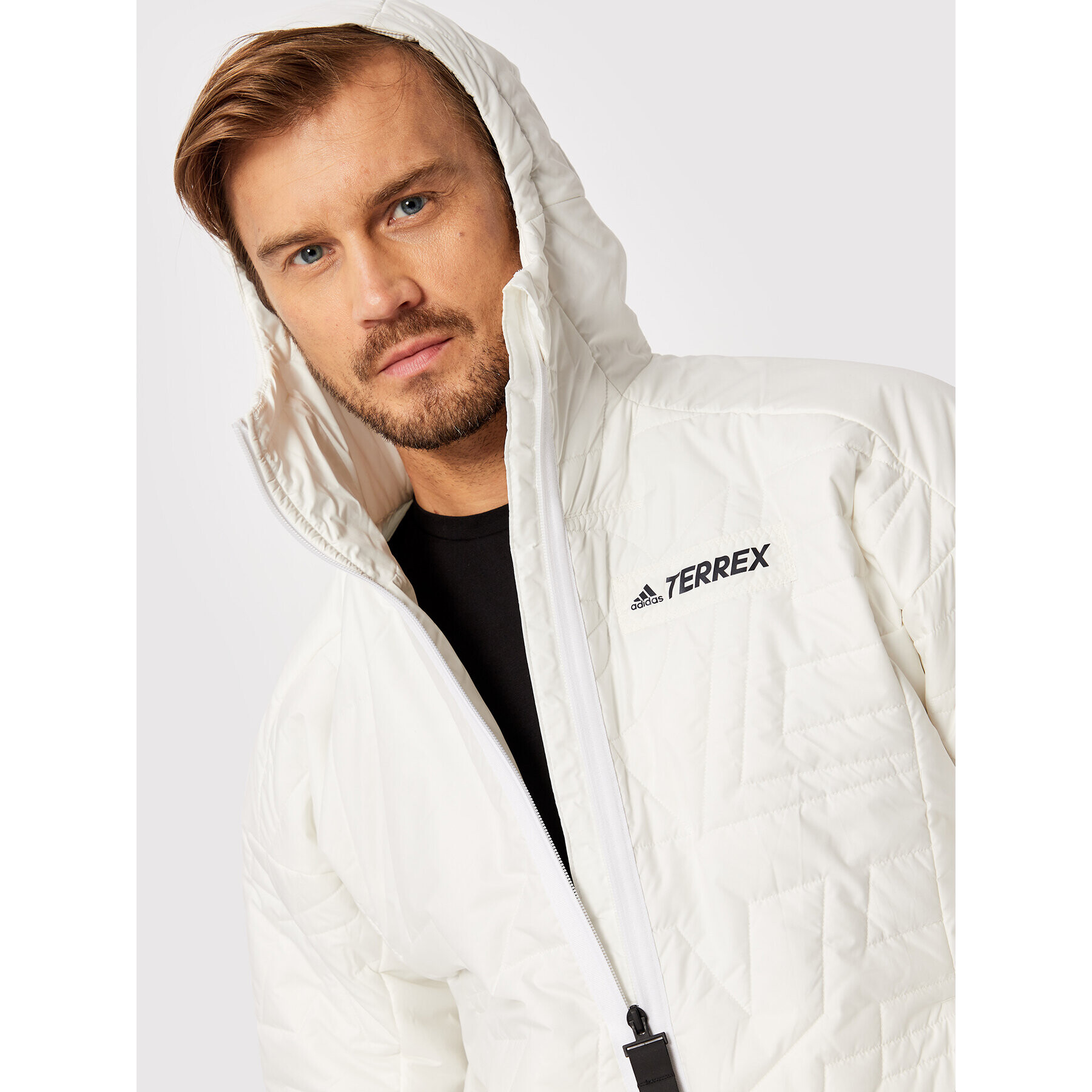 adidas Пухено яке Terrex Myshelter Primaloft GQ3697 Екрю Regular Fit - Pepit.bg