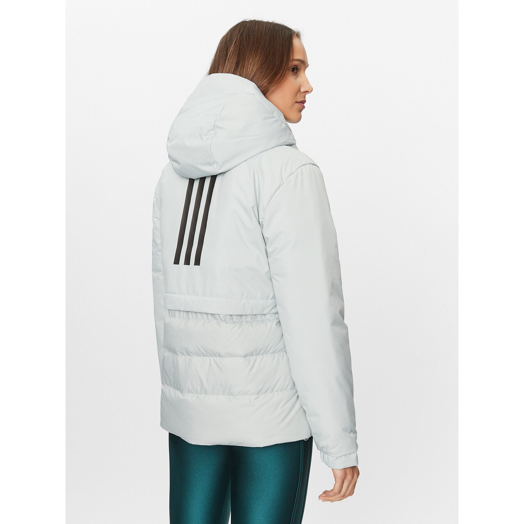 adidas Пухено яке Traveer COLD.RDY IK3141 Сив Regular Fit - Pepit.bg