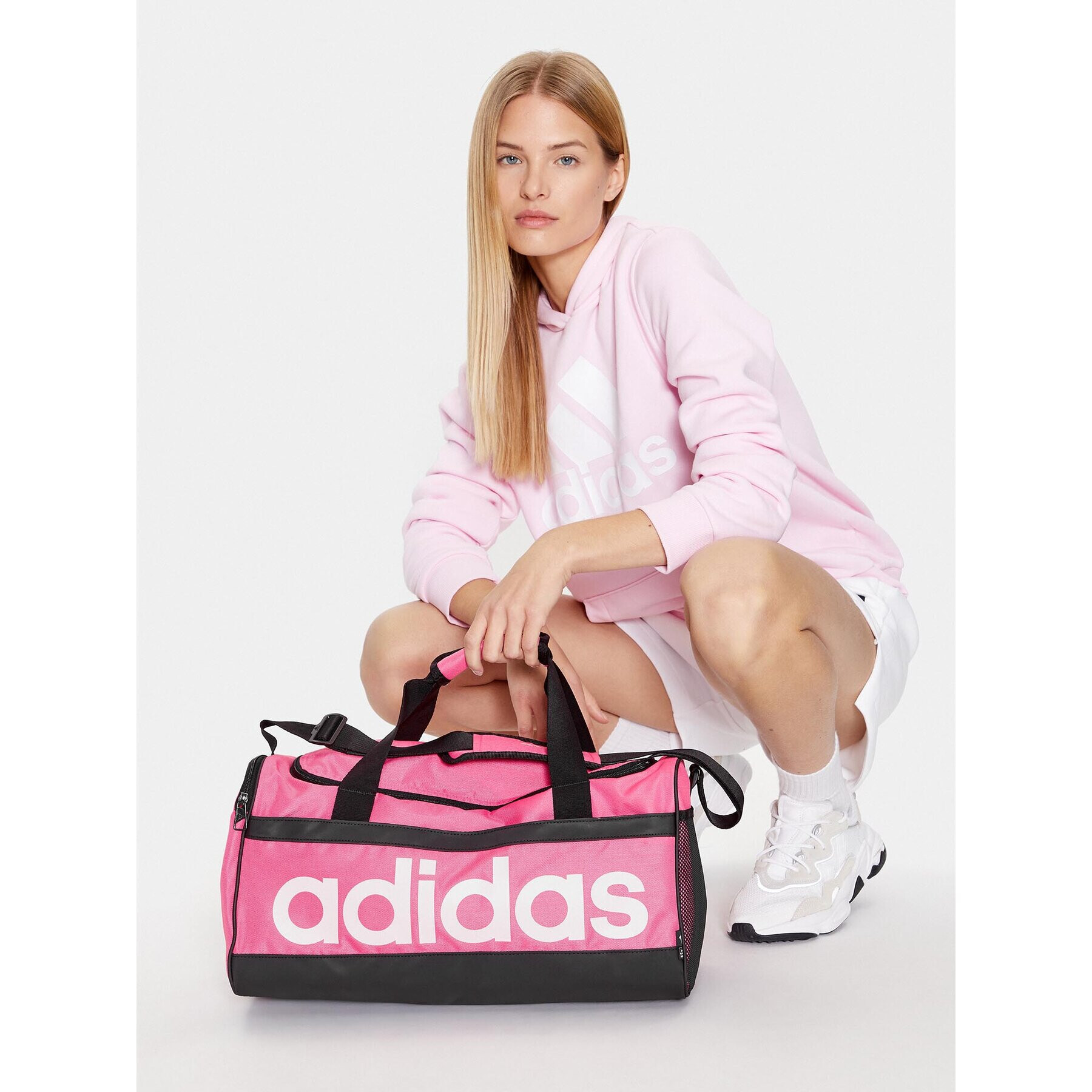 adidas Сак Linear Duffel S HR5355 Розов - Pepit.bg