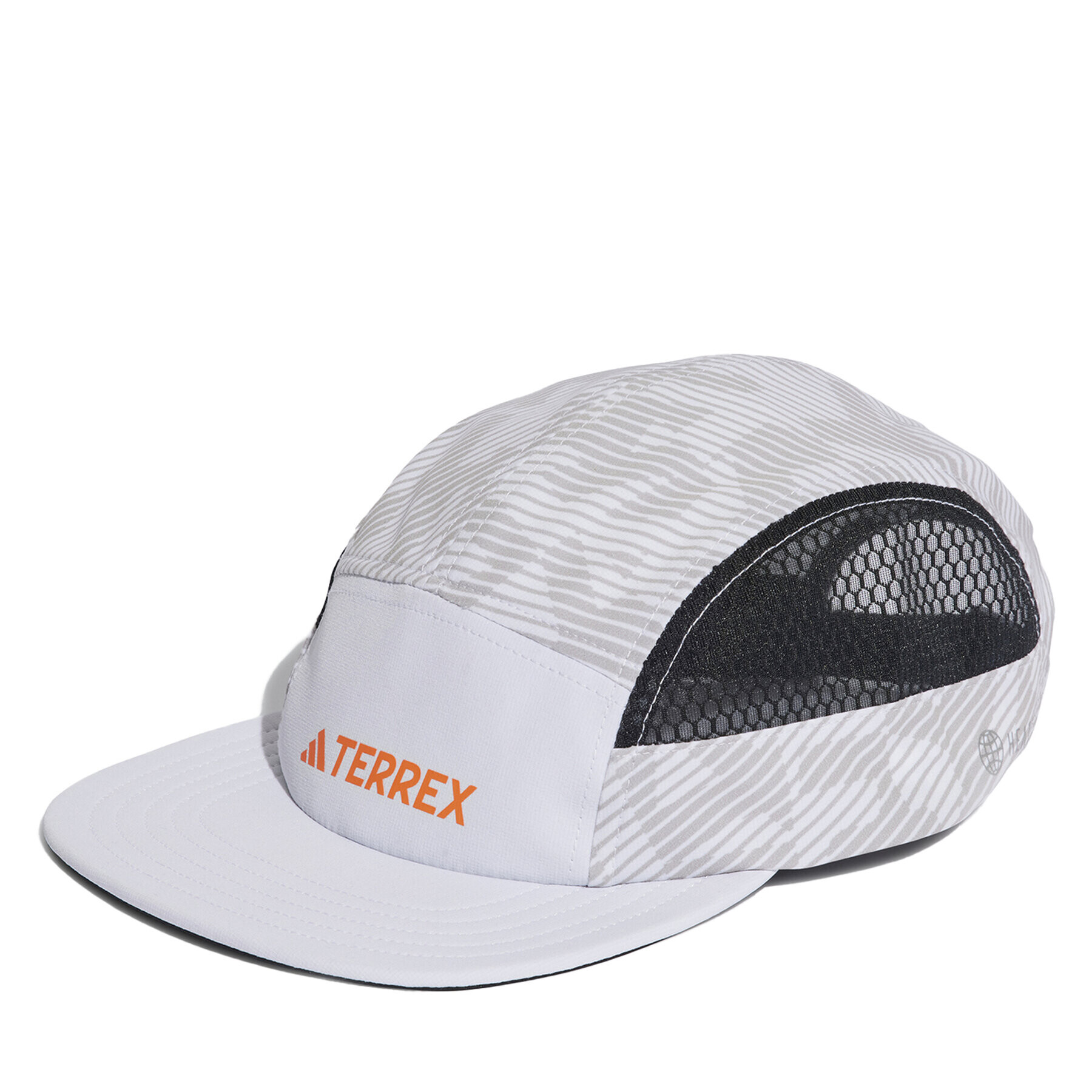 adidas Шапка с козирка Terrex HEAT.RDY 5-Panel Graphic Cap HY2792 Бял - Pepit.bg