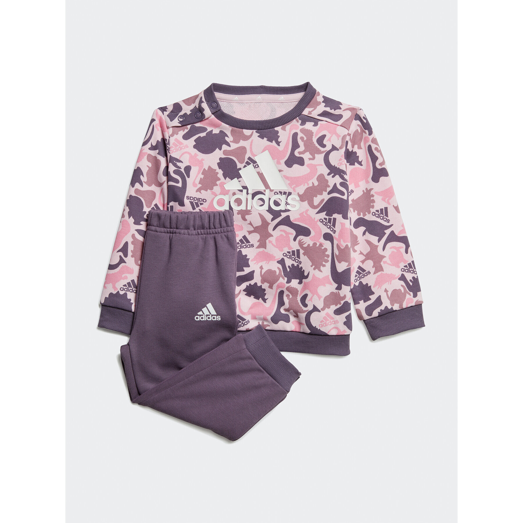 adidas Спортен екип IK8328 Розов Regular Fit - Pepit.bg