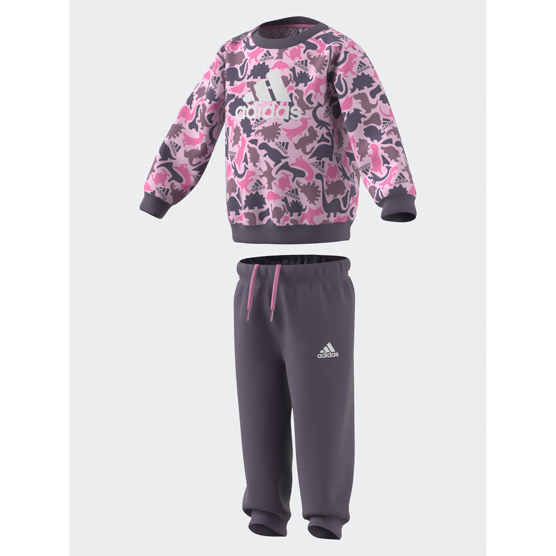 adidas Спортен екип IK8328 Розов Regular Fit - Pepit.bg