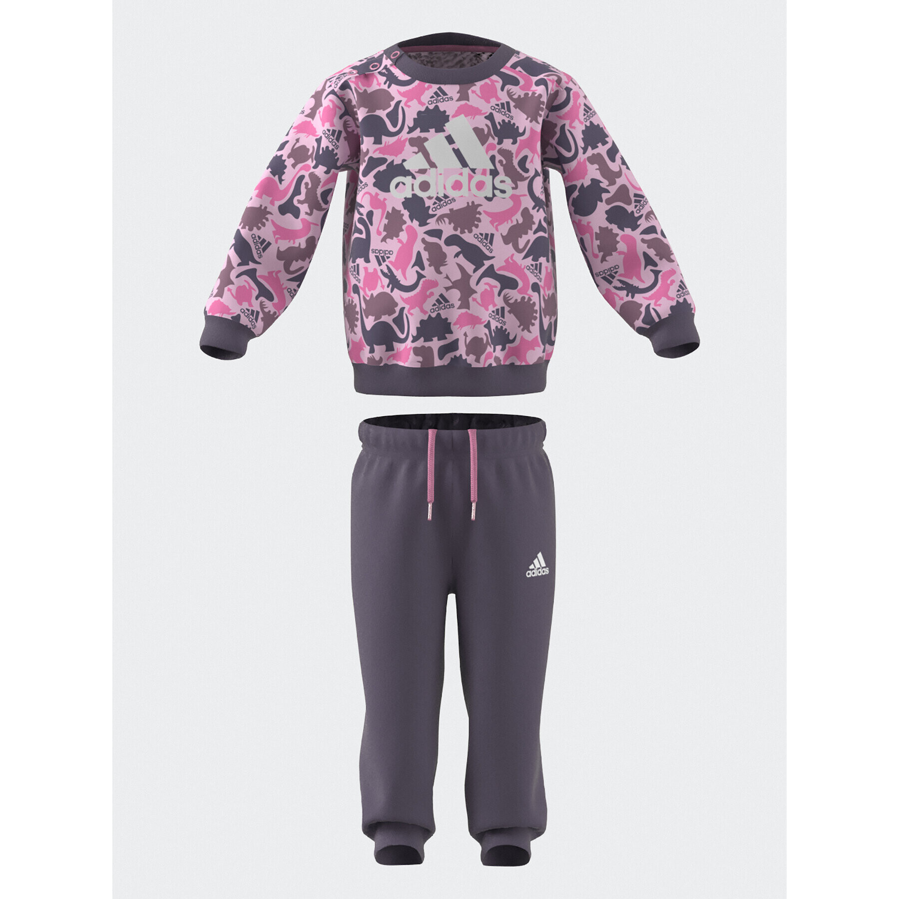 adidas Спортен екип IK8328 Розов Regular Fit - Pepit.bg
