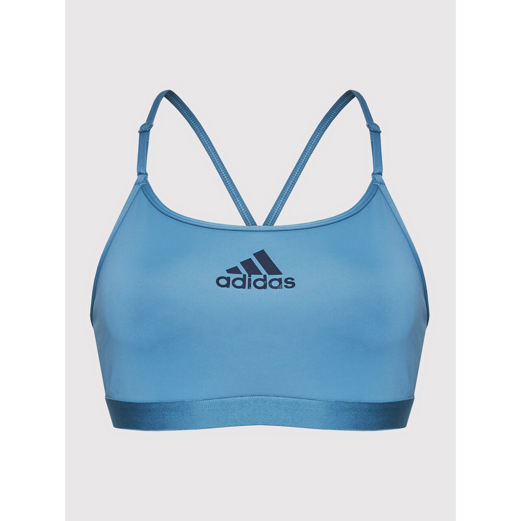 adidas Performance Спортен сутиен Aeroreact HE0124 Син - Pepit.bg