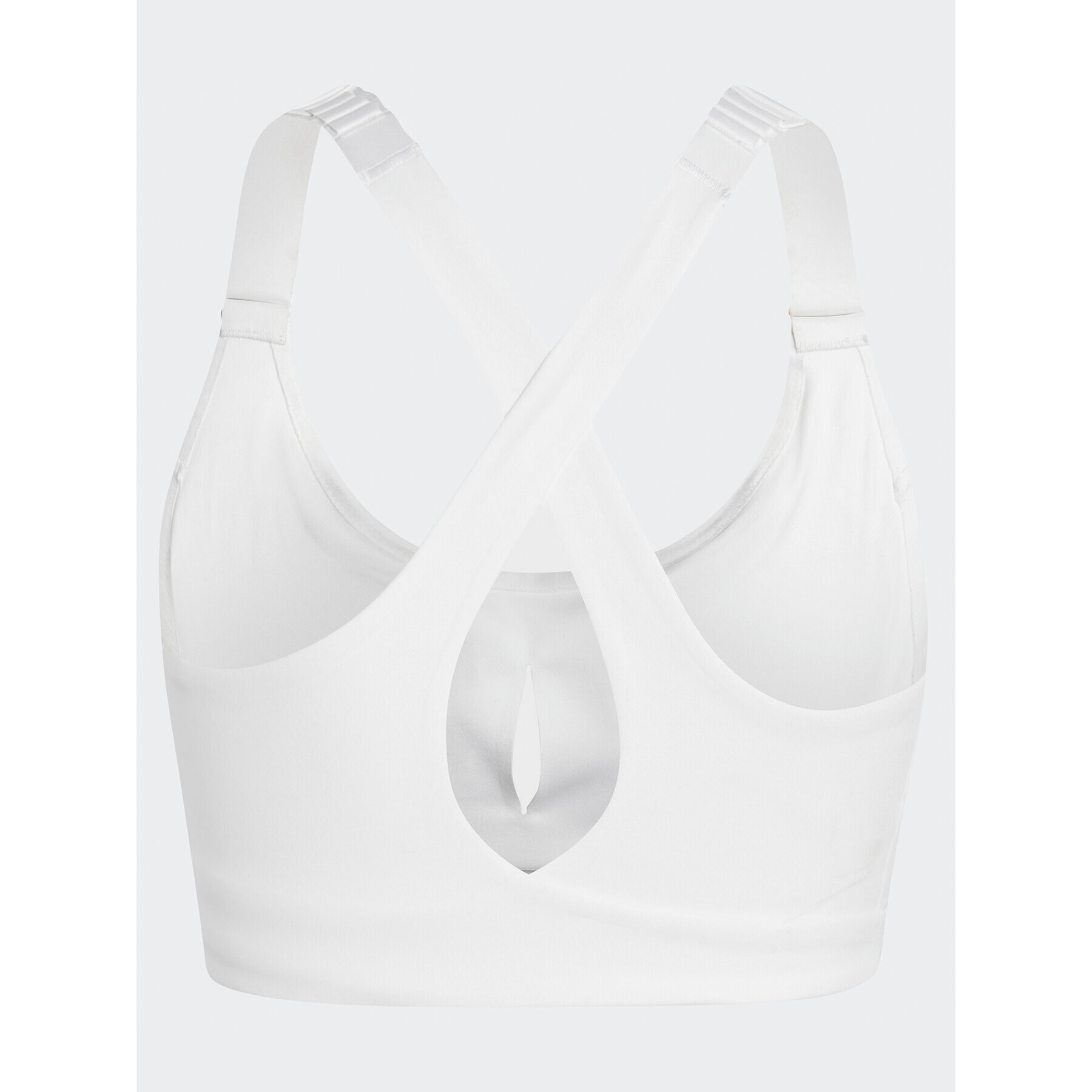 adidas Спортен сутиен FastImpact Luxe Run High-Support HR9663 Бял - Pepit.bg