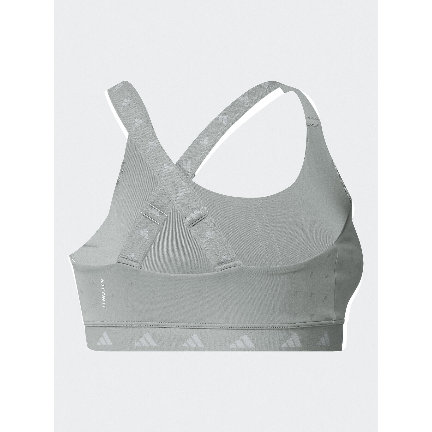 adidas Спортен сутиен PowerImpact Luxe Training Medium-Support Bra IL2880 Сив - Pepit.bg