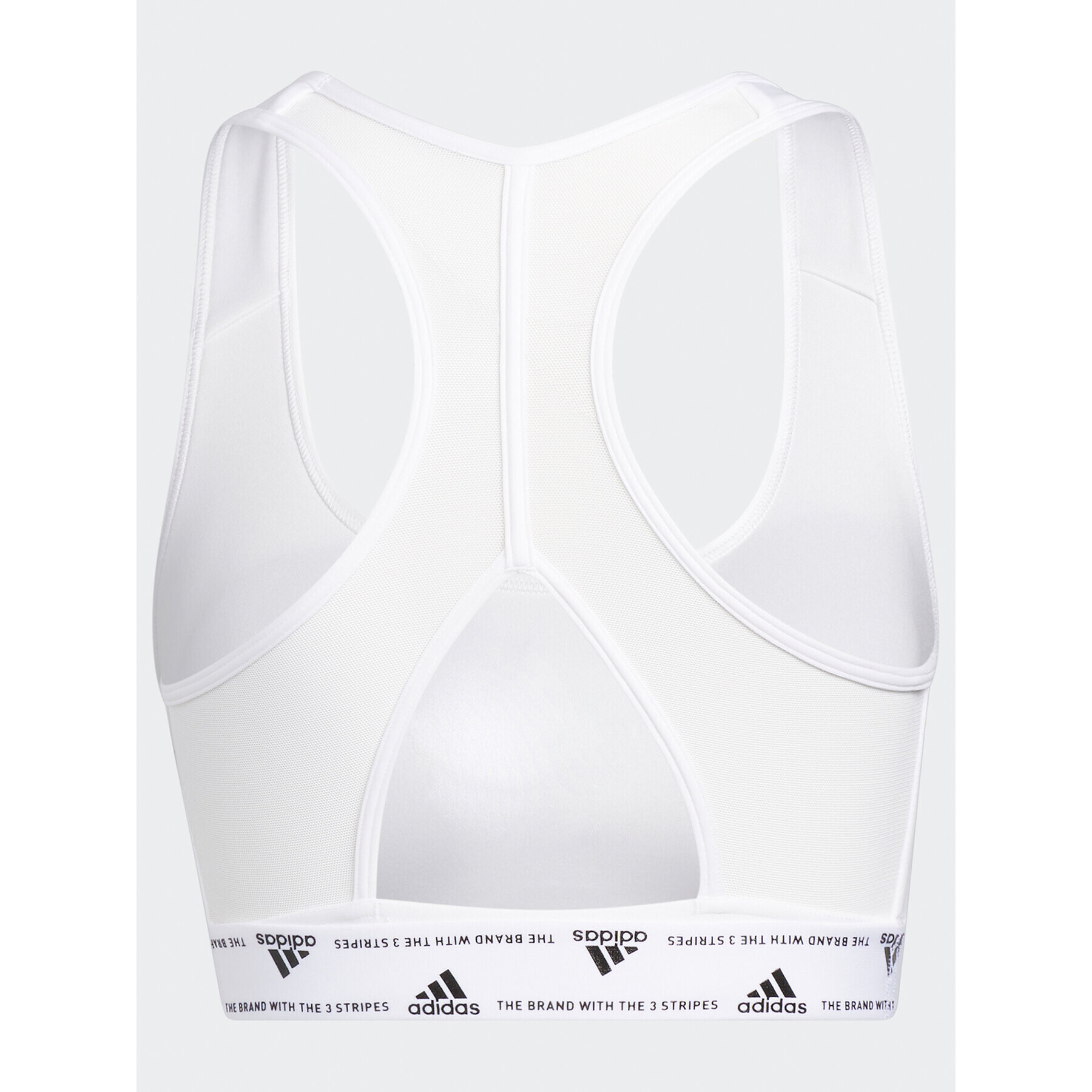 adidas Спортен сутиен Powerreact Training Medium-Support Bra HC7849 Бял - Pepit.bg