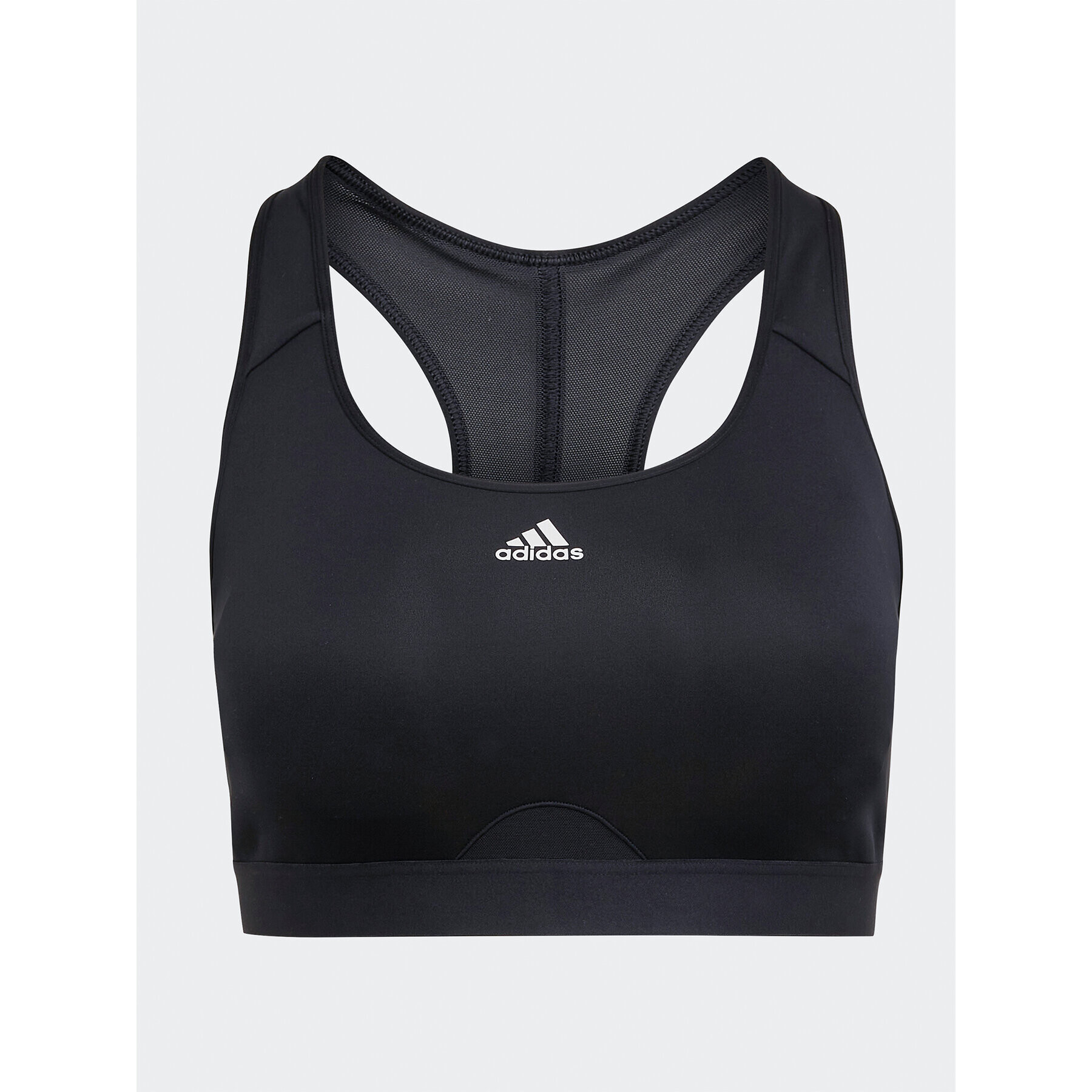 adidas Спортен сутиен Powerreact Training Medium-Support Bra (Plus Size) HC7492 Черен - Pepit.bg