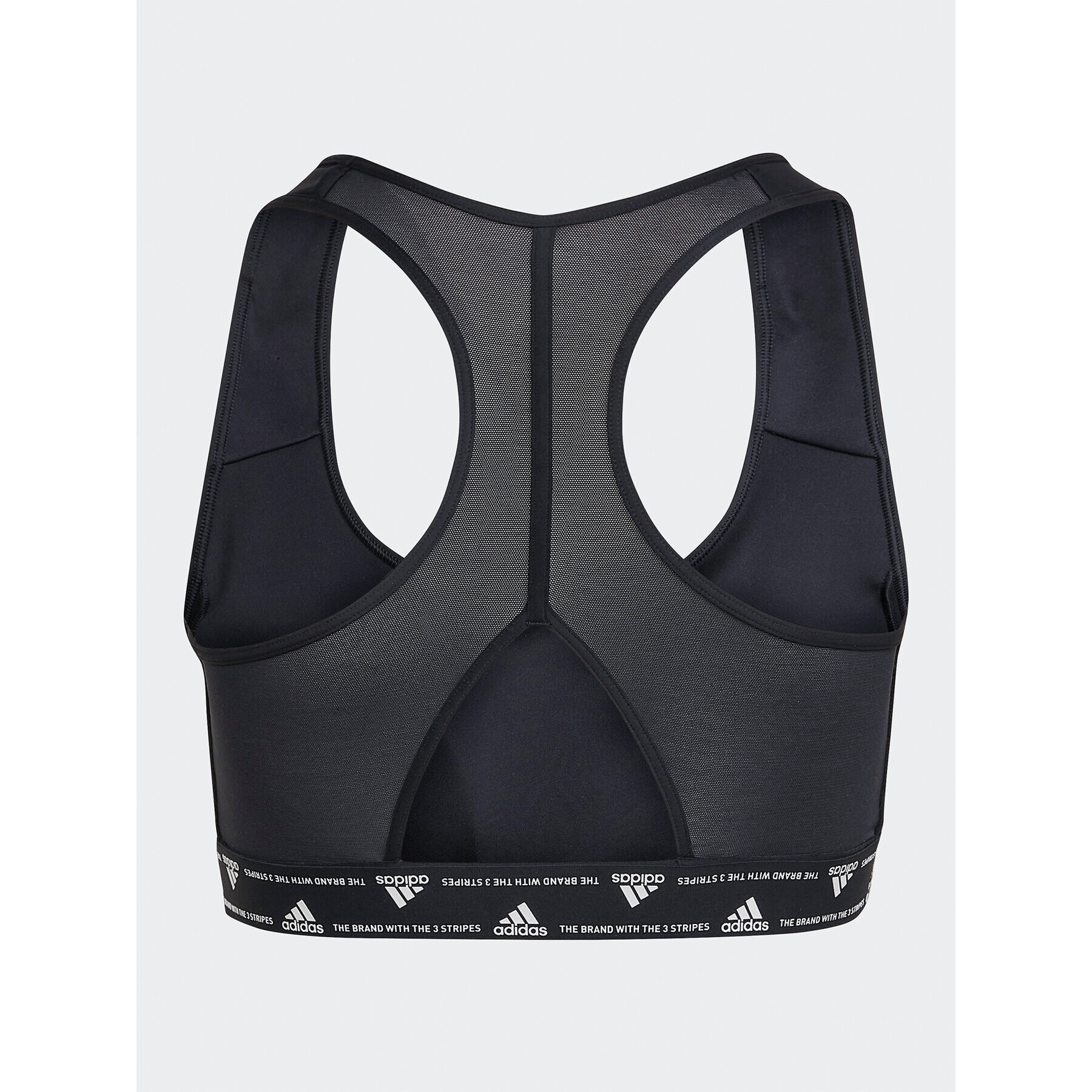 adidas Спортен сутиен Powerreact Training Medium-Support Bra (Plus Size) HC7492 Черен - Pepit.bg