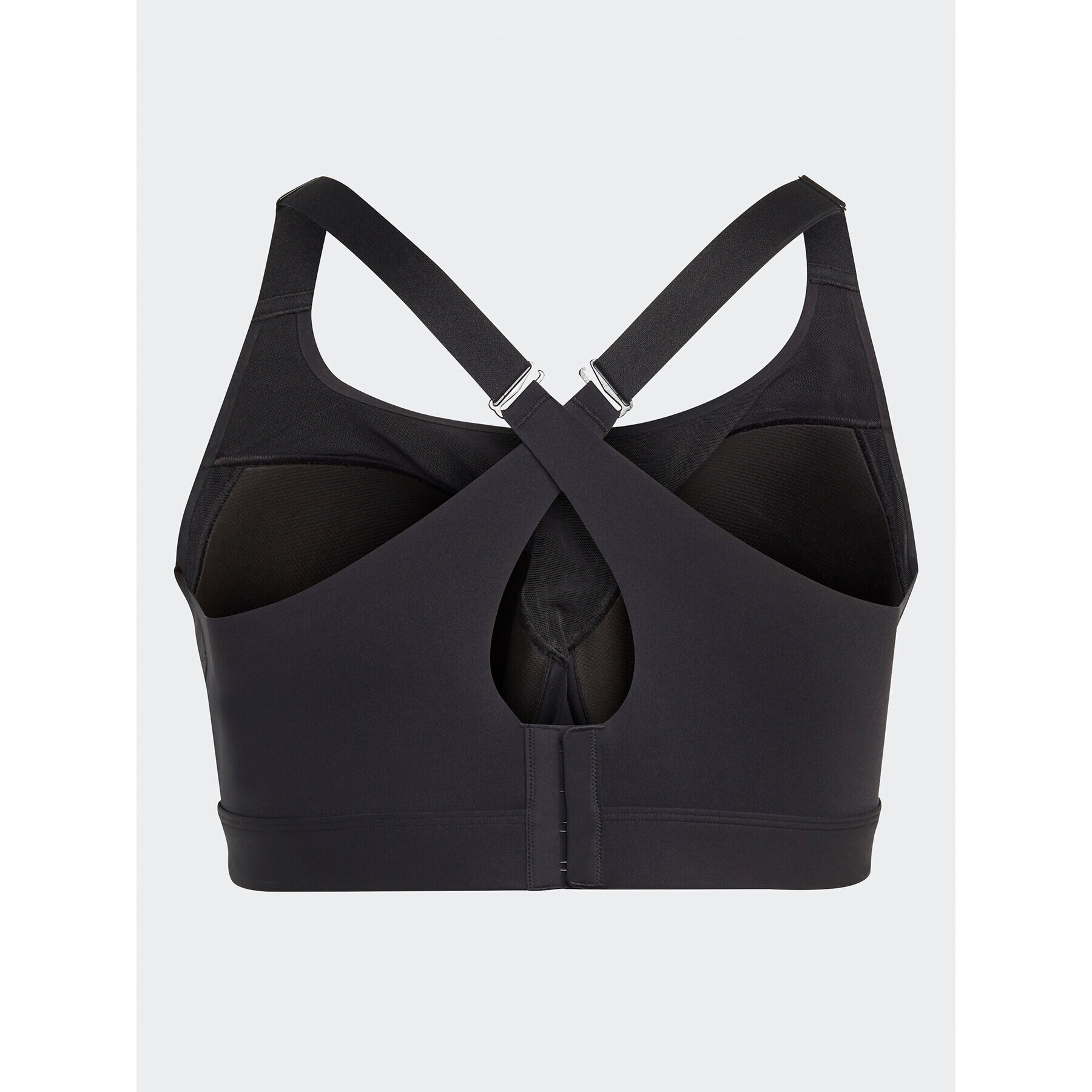 adidas Спортен сутиен Tailored Impact Luxe Training High-Support Bra (Plus Size) HS7263 Черен - Pepit.bg