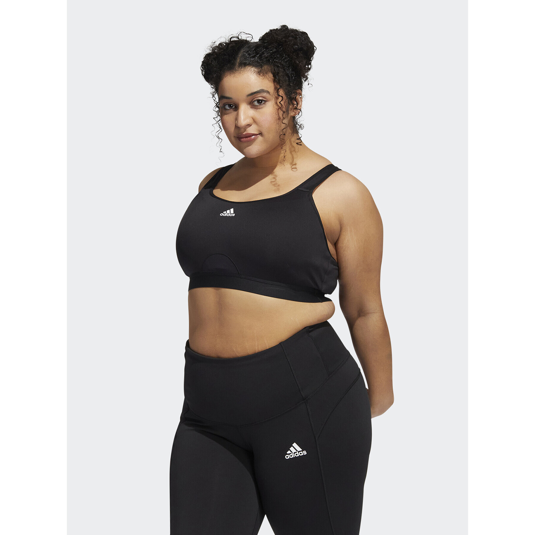 adidas Спортен сутиен TLRD Move Training High-Support Bra (Plus Size) HF2288 Черен - Pepit.bg