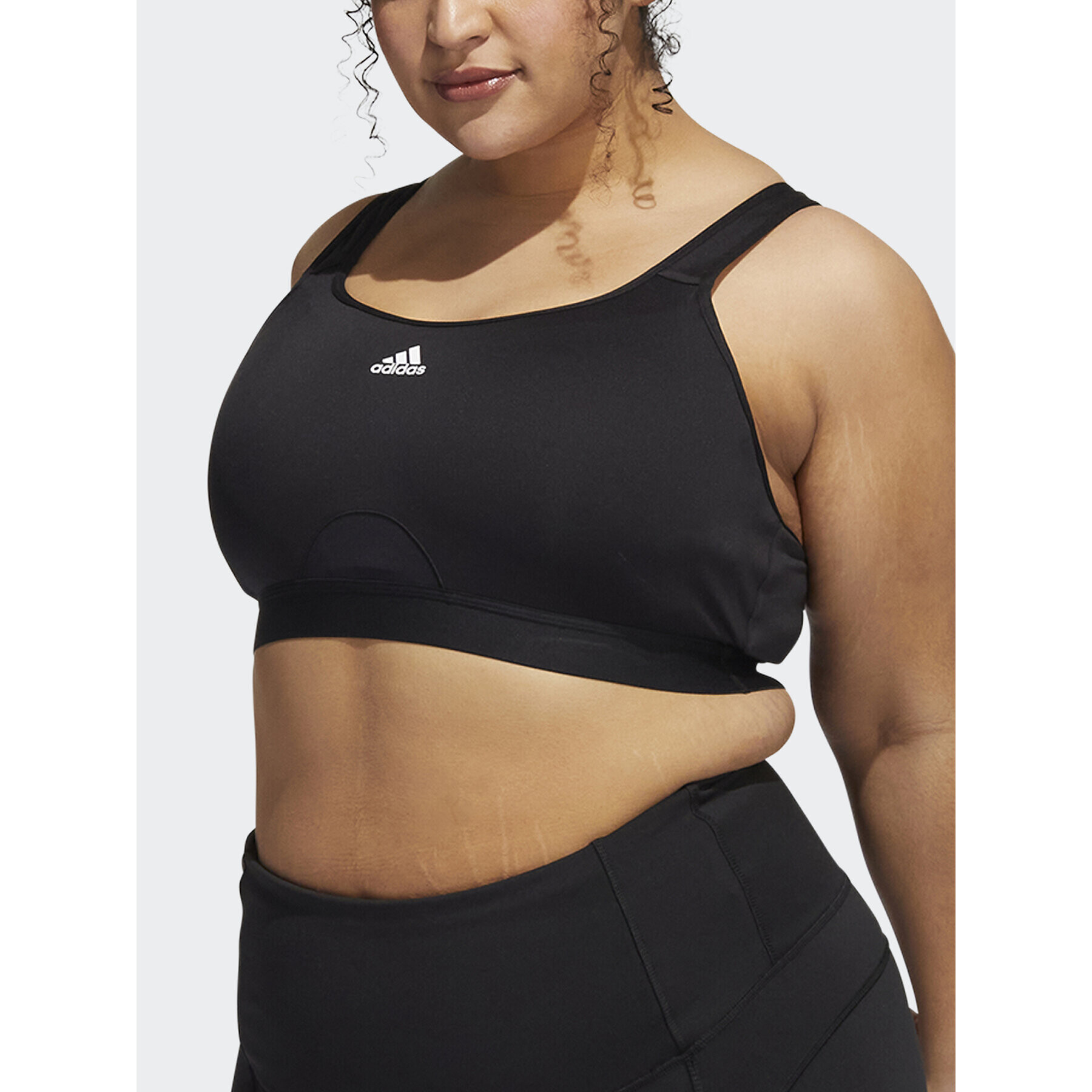 adidas Спортен сутиен TLRD Move Training High-Support Bra (Plus Size) HF2288 Черен - Pepit.bg
