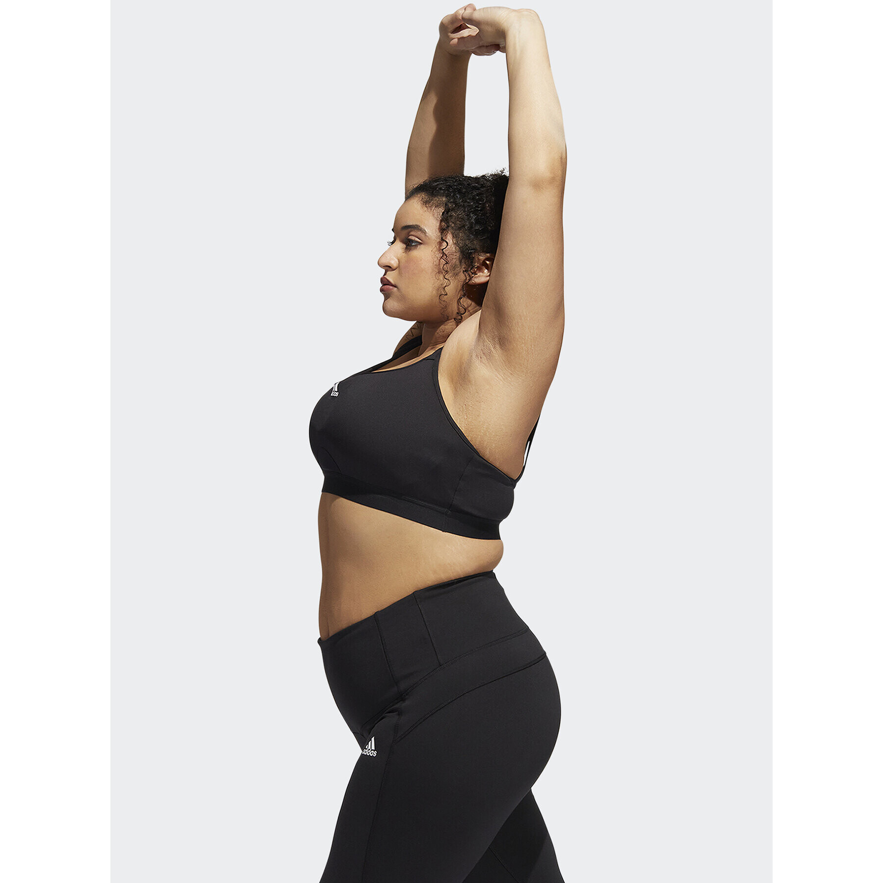 adidas Спортен сутиен TLRD Move Training High-Support Bra (Plus Size) HF2288 Черен - Pepit.bg