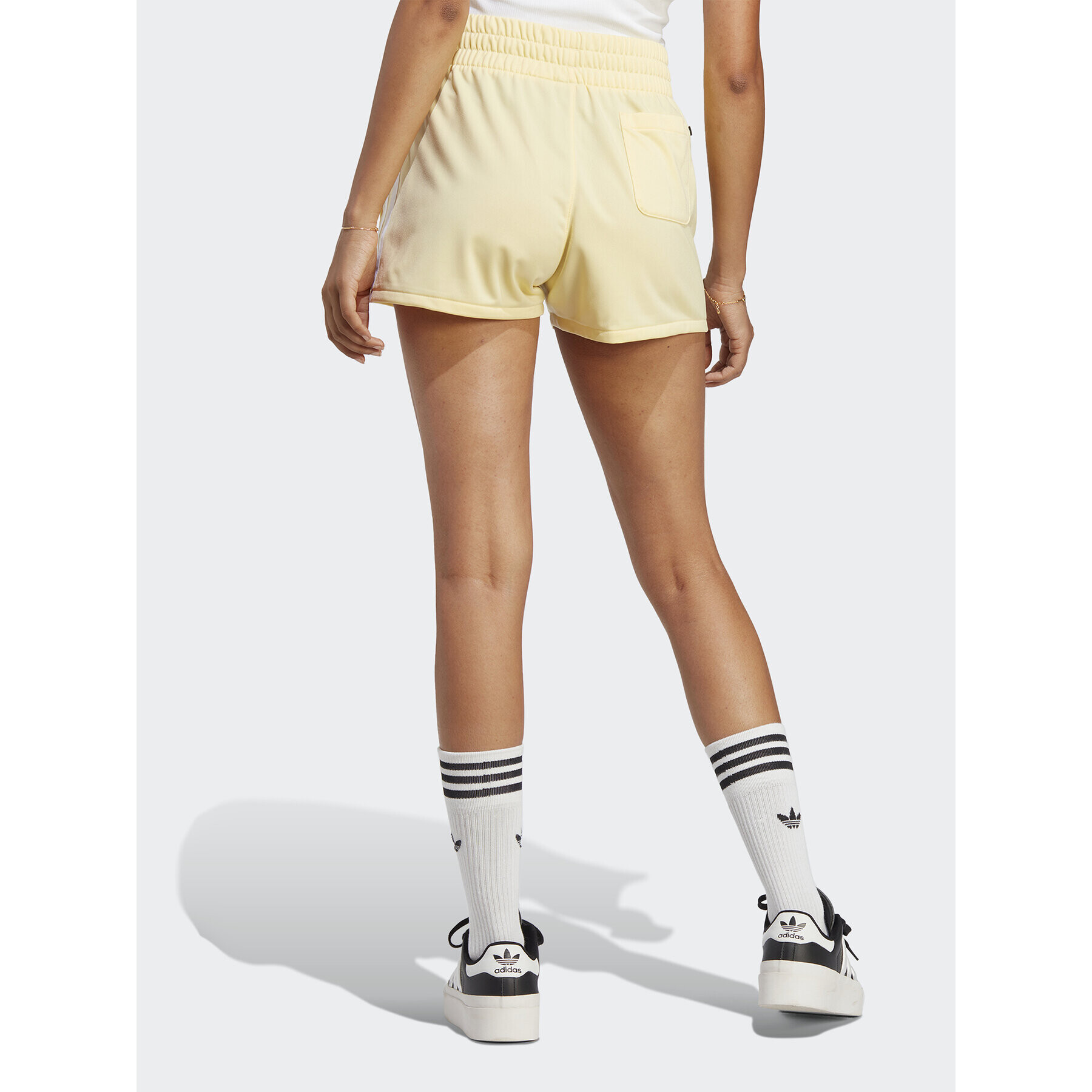 adidas Спортни шорти 3-Stripes Shorts IB7425 Жълт Regular Fit - Pepit.bg