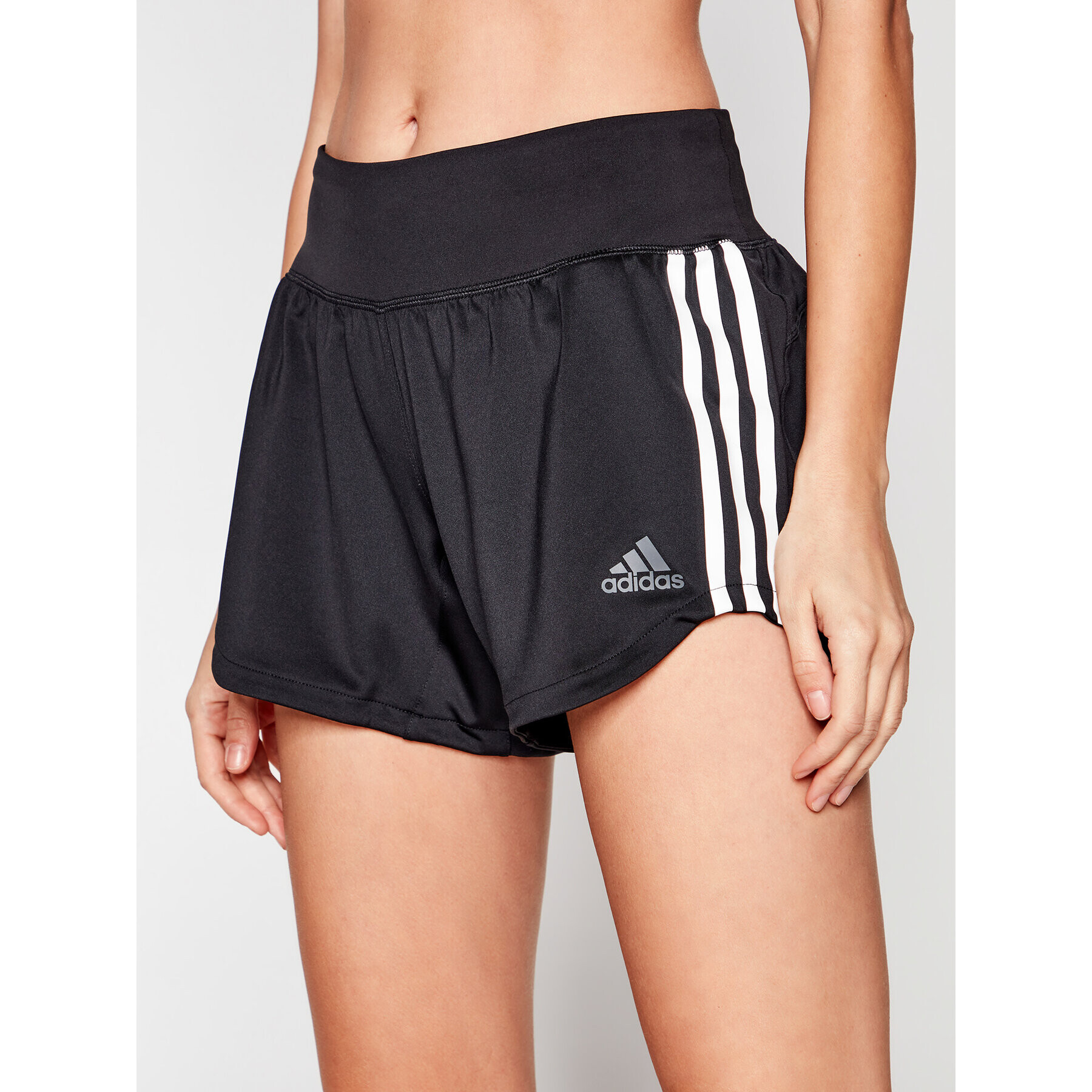 adidas Performance Спортни шорти 3S Wvn Gym Shrt FJ7201 Черен Regular Fit - Pepit.bg