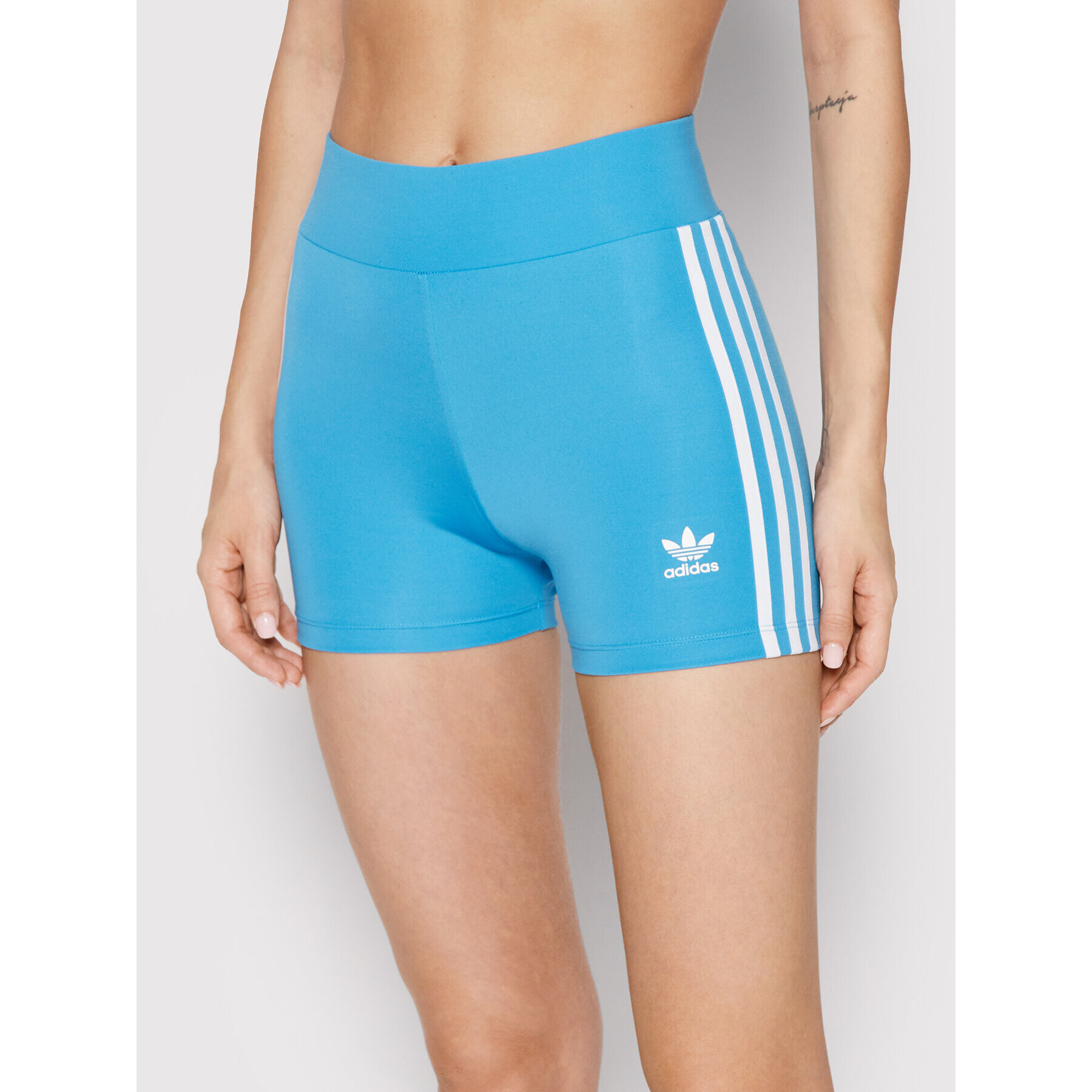 adidas Спортни шорти adicolor Classics Traceble HC1959 Син Slim Fit - Pepit.bg