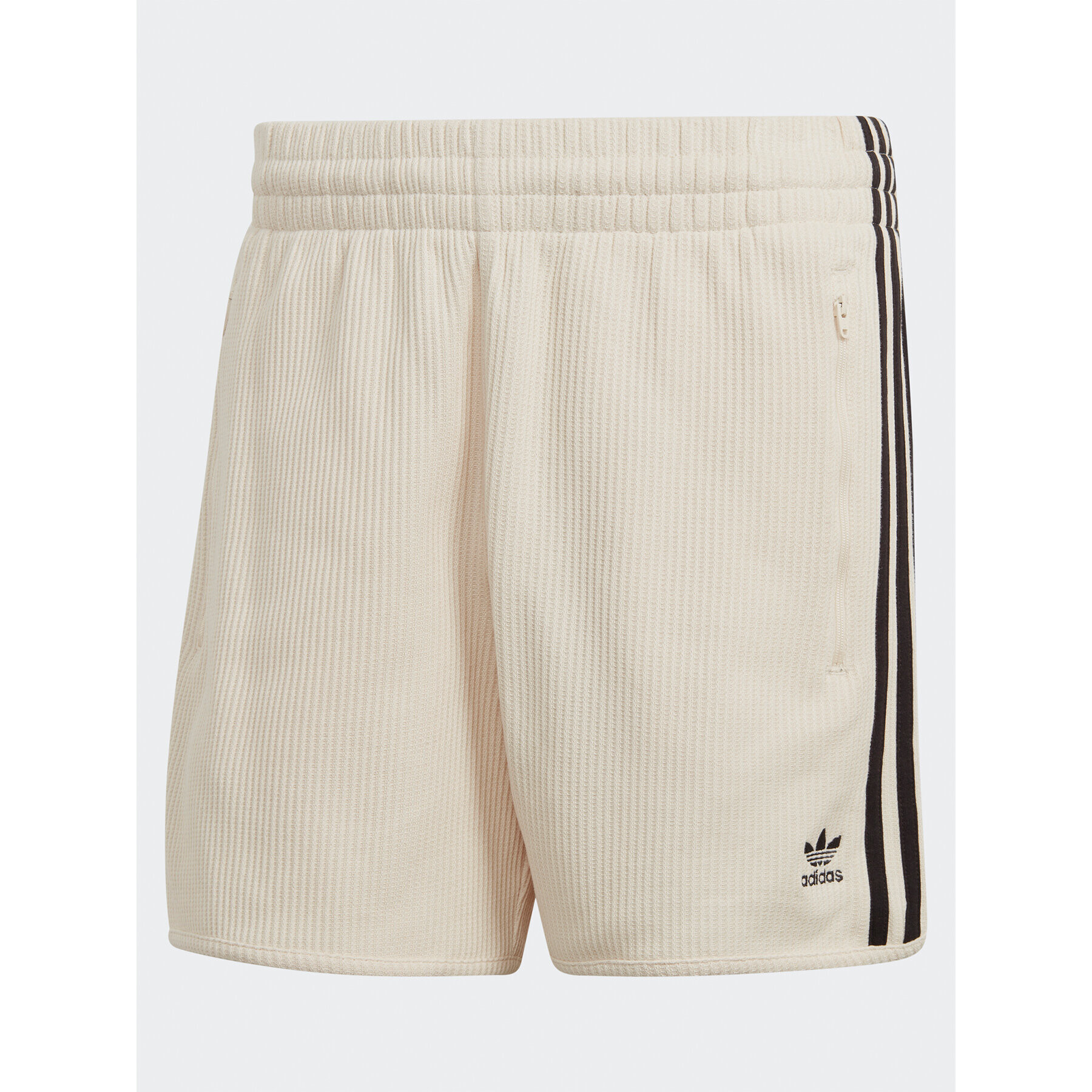 adidas Спортни шорти Adicolor Classics Waffle Shorts HA9310 Бежов Regular Fit - Pepit.bg