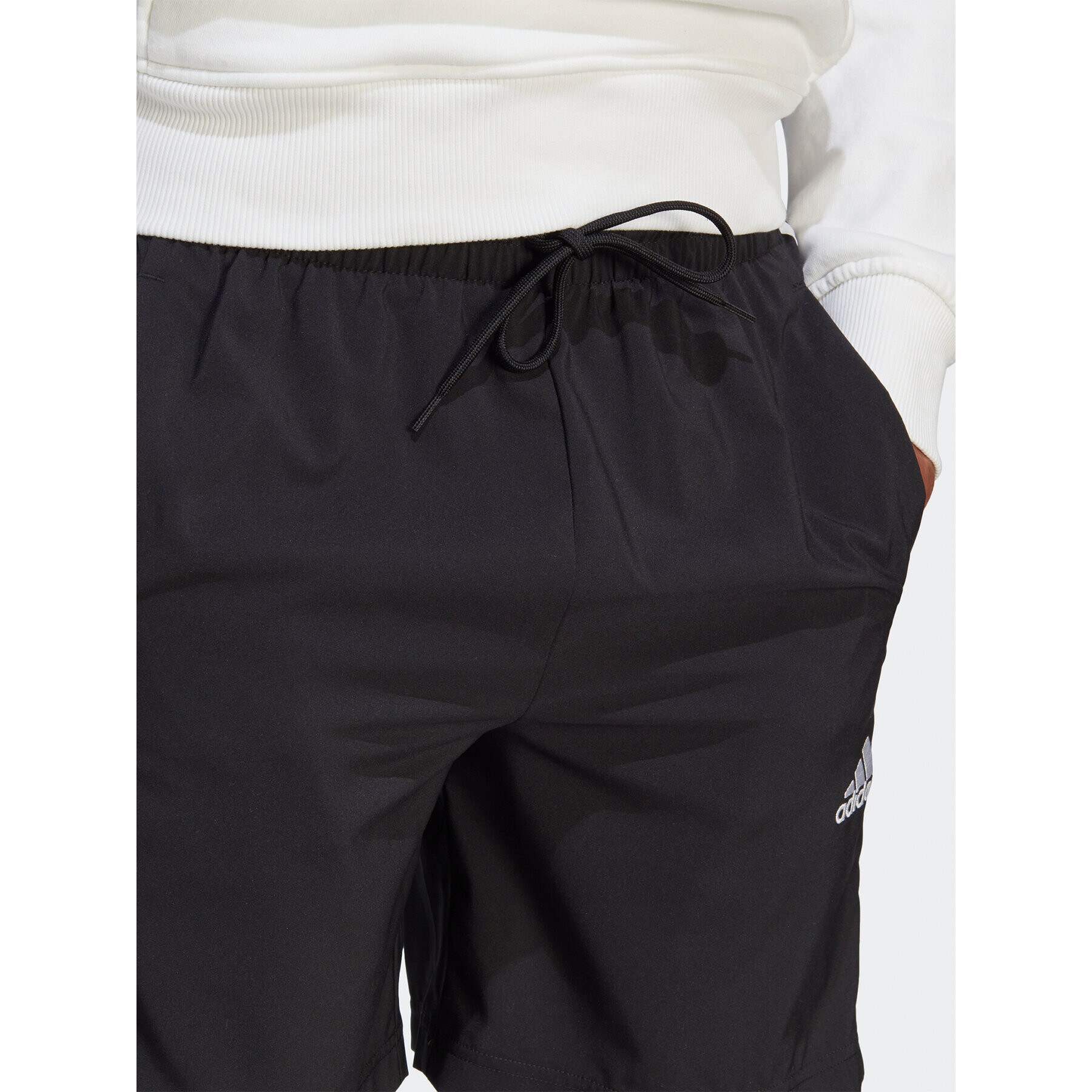 adidas Спортни шорти AEROREADY Essentials Chelsea 3-Stripes Shorts IC1484 Черен Regular Fit - Pepit.bg