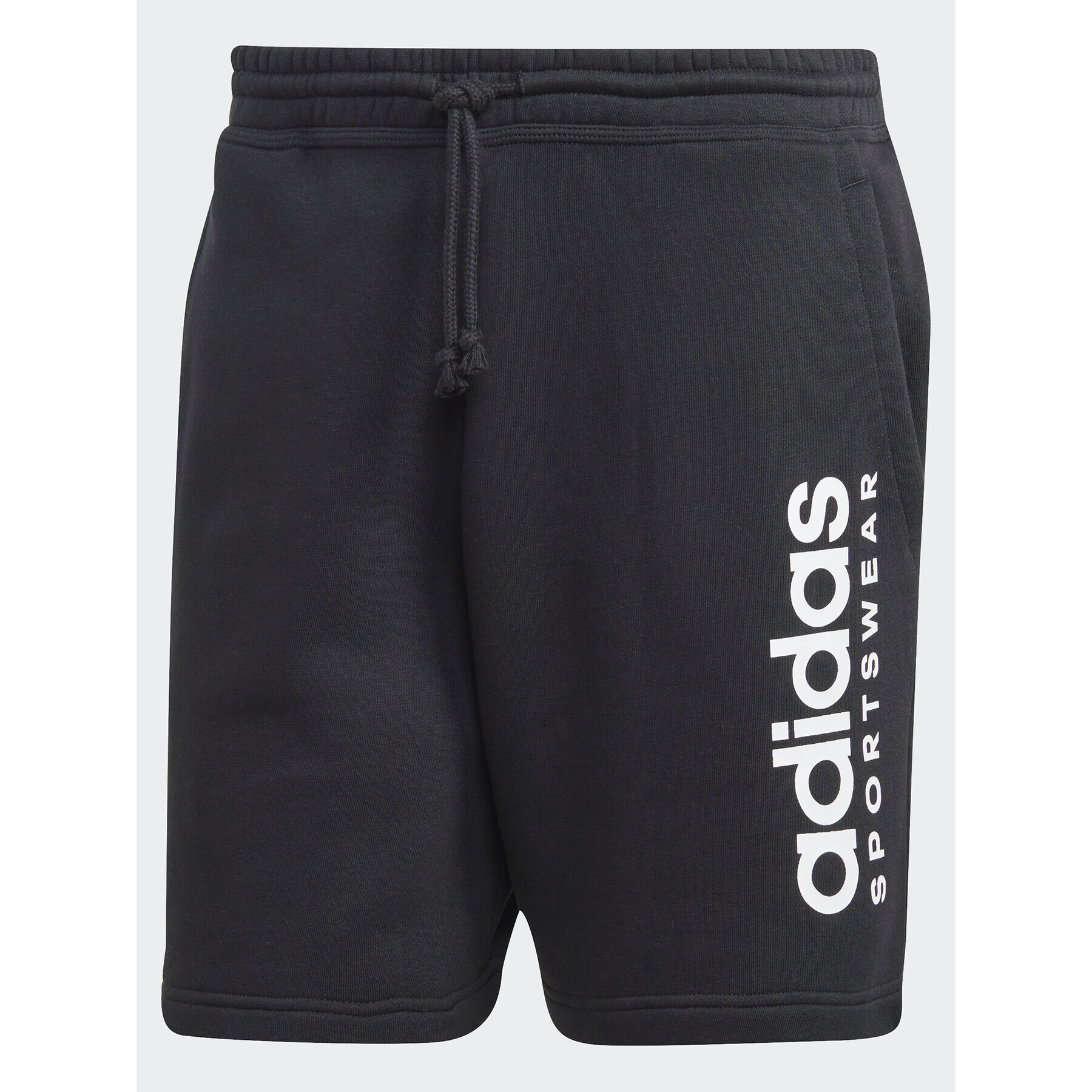 adidas Спортни шорти All SZN Fleece Graphic Shorts IC9792 Черен Regular Fit - Pepit.bg