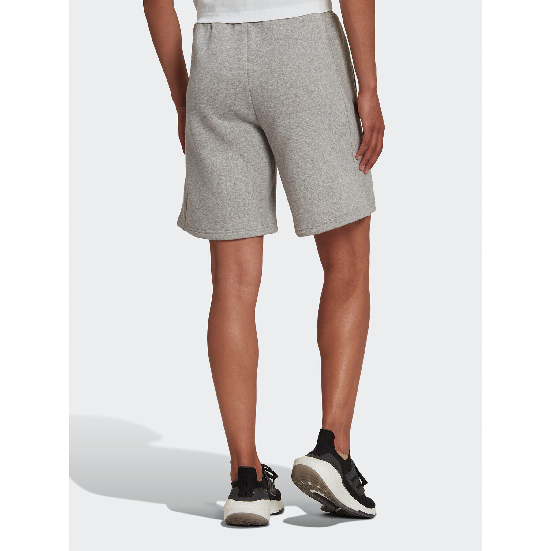 adidas Спортни шорти ALL SZN Fleece Shorts HC8843 Сив Regular Fit - Pepit.bg