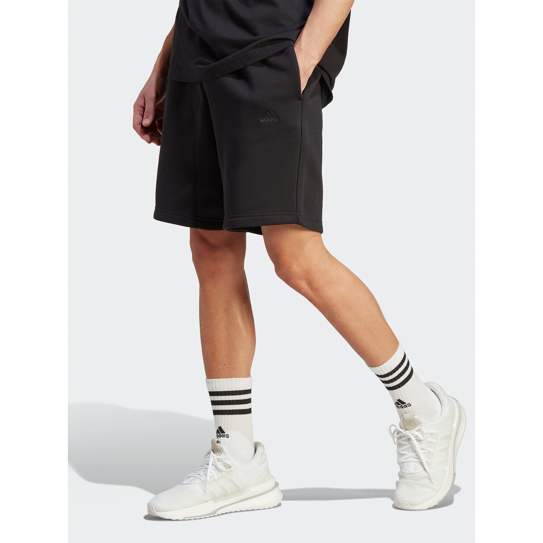 adidas Спортни шорти All SZN IB4047 Черен Regular Fit - Pepit.bg