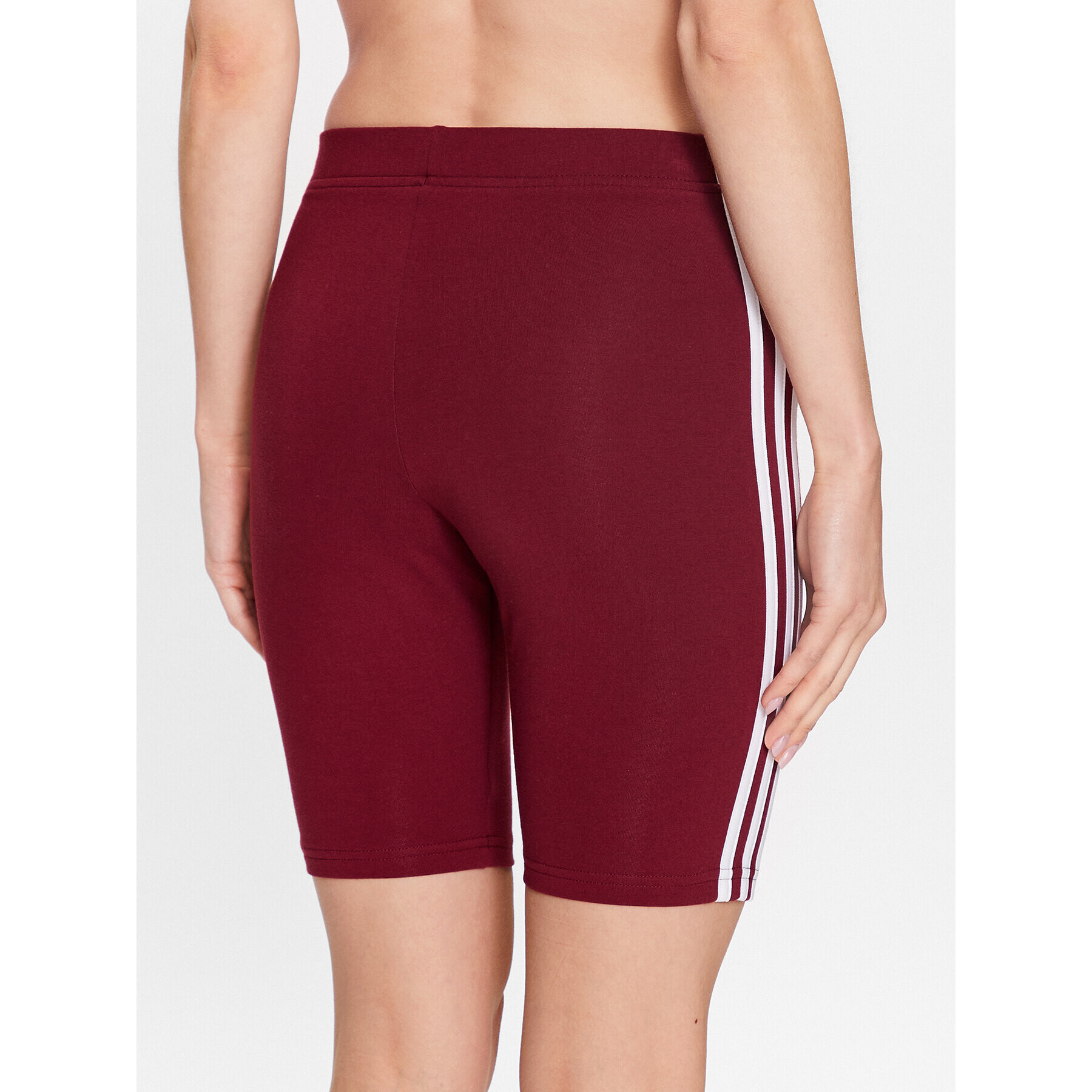 adidas Спортни шорти Essentials 3-Stripes Bike Shorts IM2846 Червен - Pepit.bg