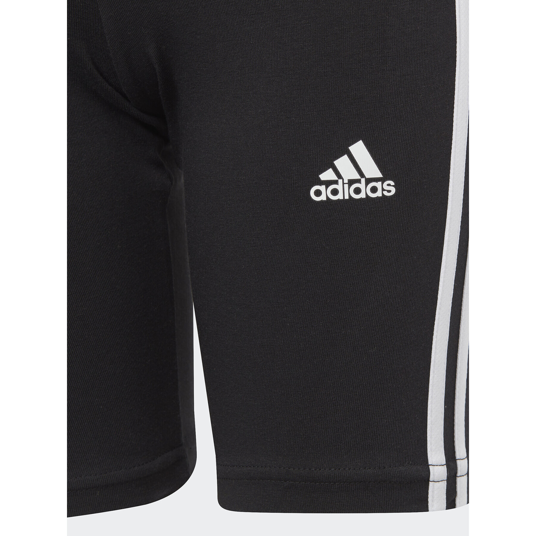 adidas Спортни шорти Essentials 3-Stripes Cotton Bike Tights IC3628 Черен - Pepit.bg