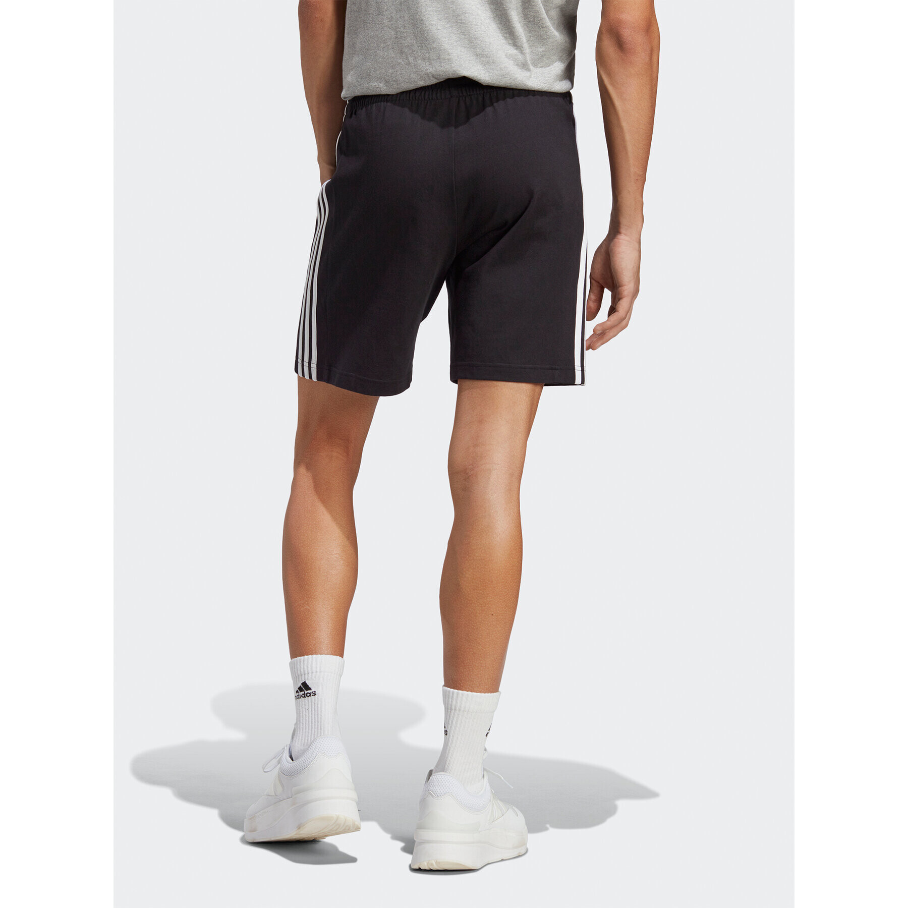 adidas Спортни шорти Essentials 3-Stripes Shorts IC9378 Черен Regular Fit - Pepit.bg