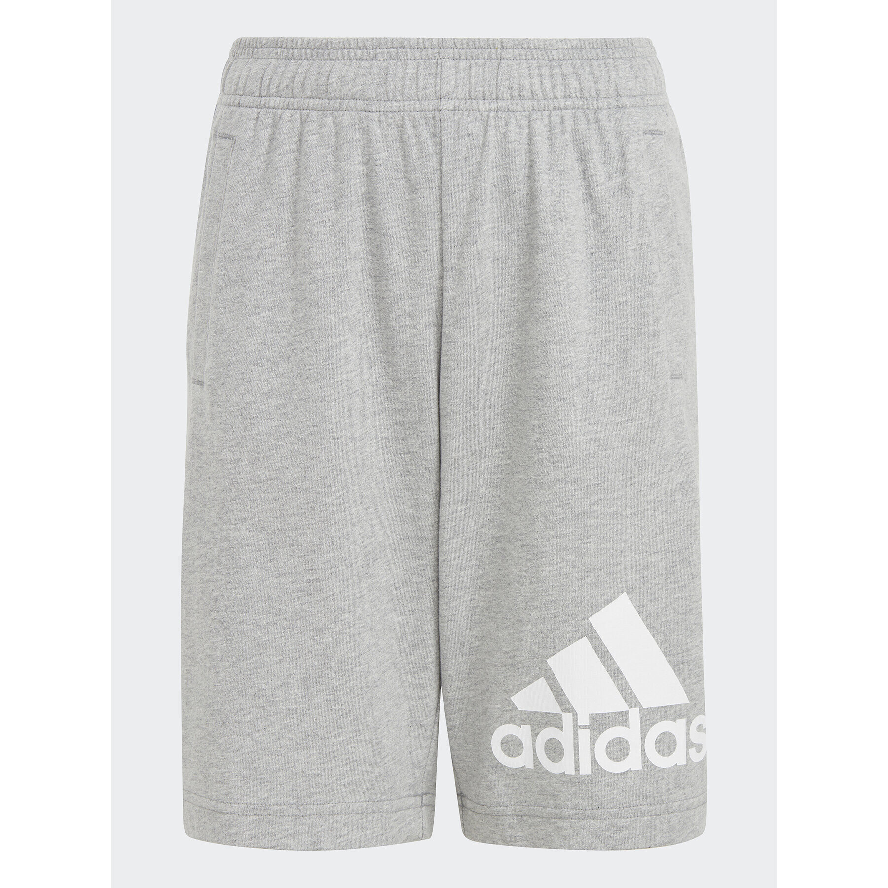 adidas Спортни шорти Essentials Big Logo Cotton Shorts HY4720 Сив Regular Fit - Pepit.bg