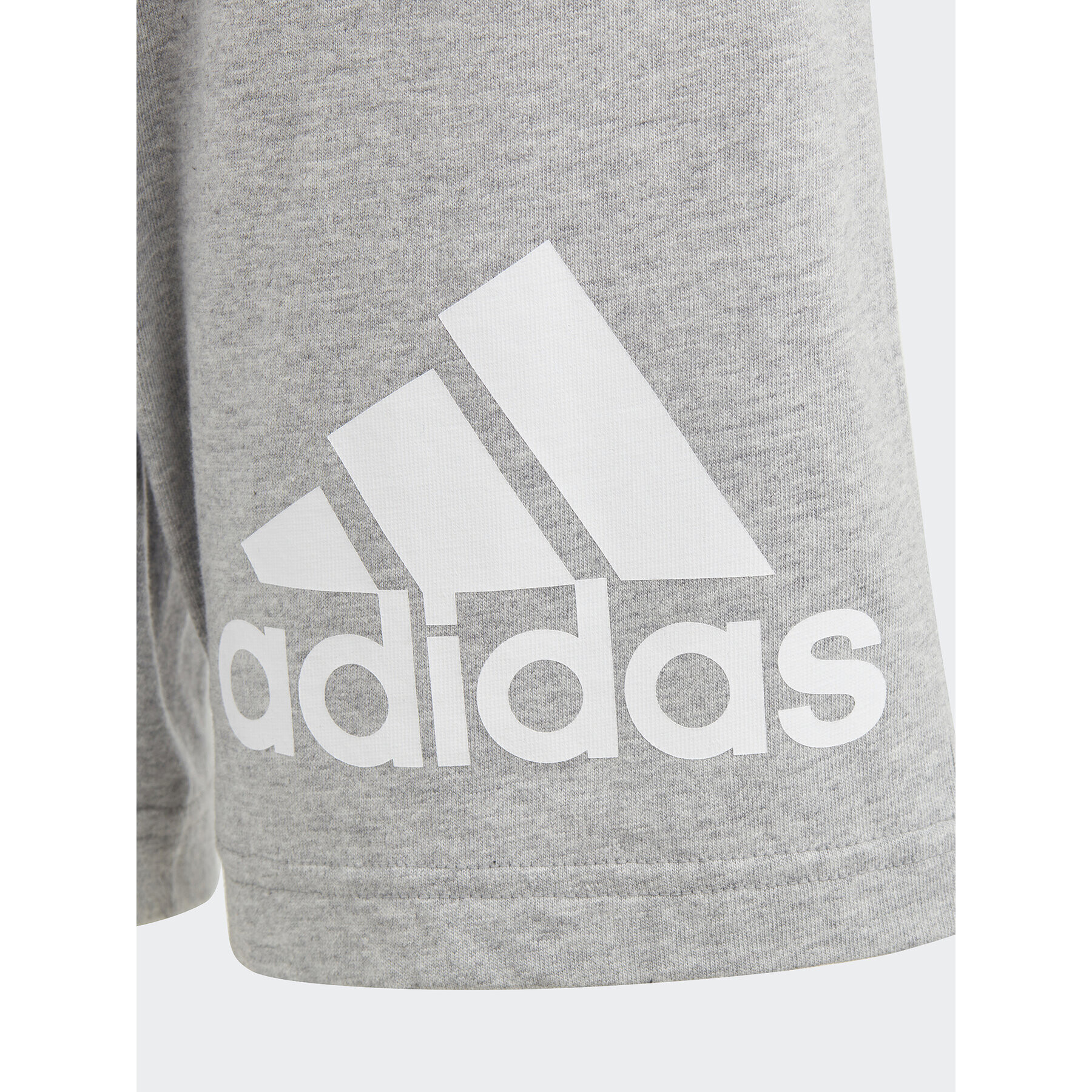 adidas Спортни шорти Essentials Big Logo Cotton Shorts HY4720 Сив Regular Fit - Pepit.bg