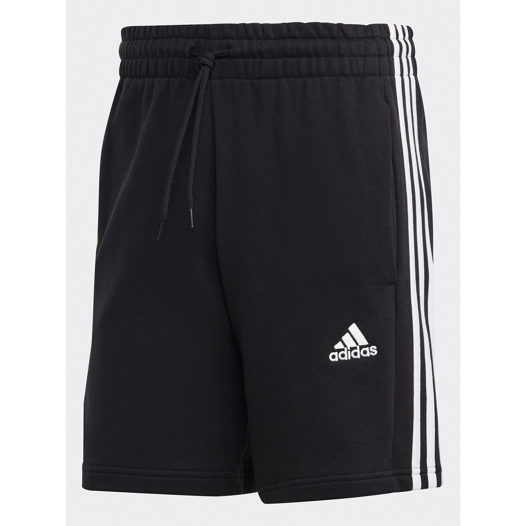 adidas Спортни шорти Essentials French Terry 3-Stripes Shorts IC9435 Черен Regular Fit - Pepit.bg