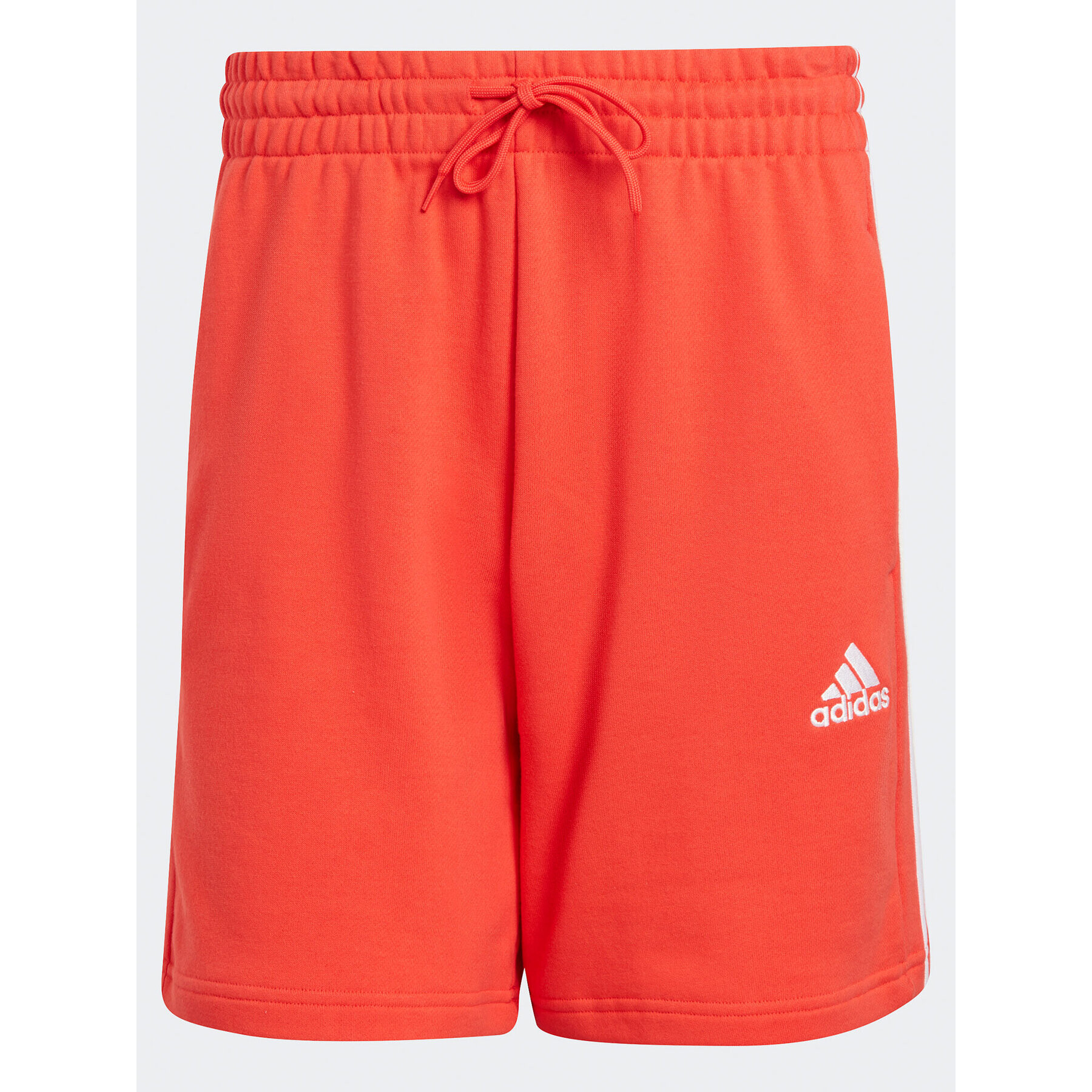 adidas Спортни шорти Essentials French Terry 3-Stripes Shorts IC9438 Червен Regular Fit - Pepit.bg