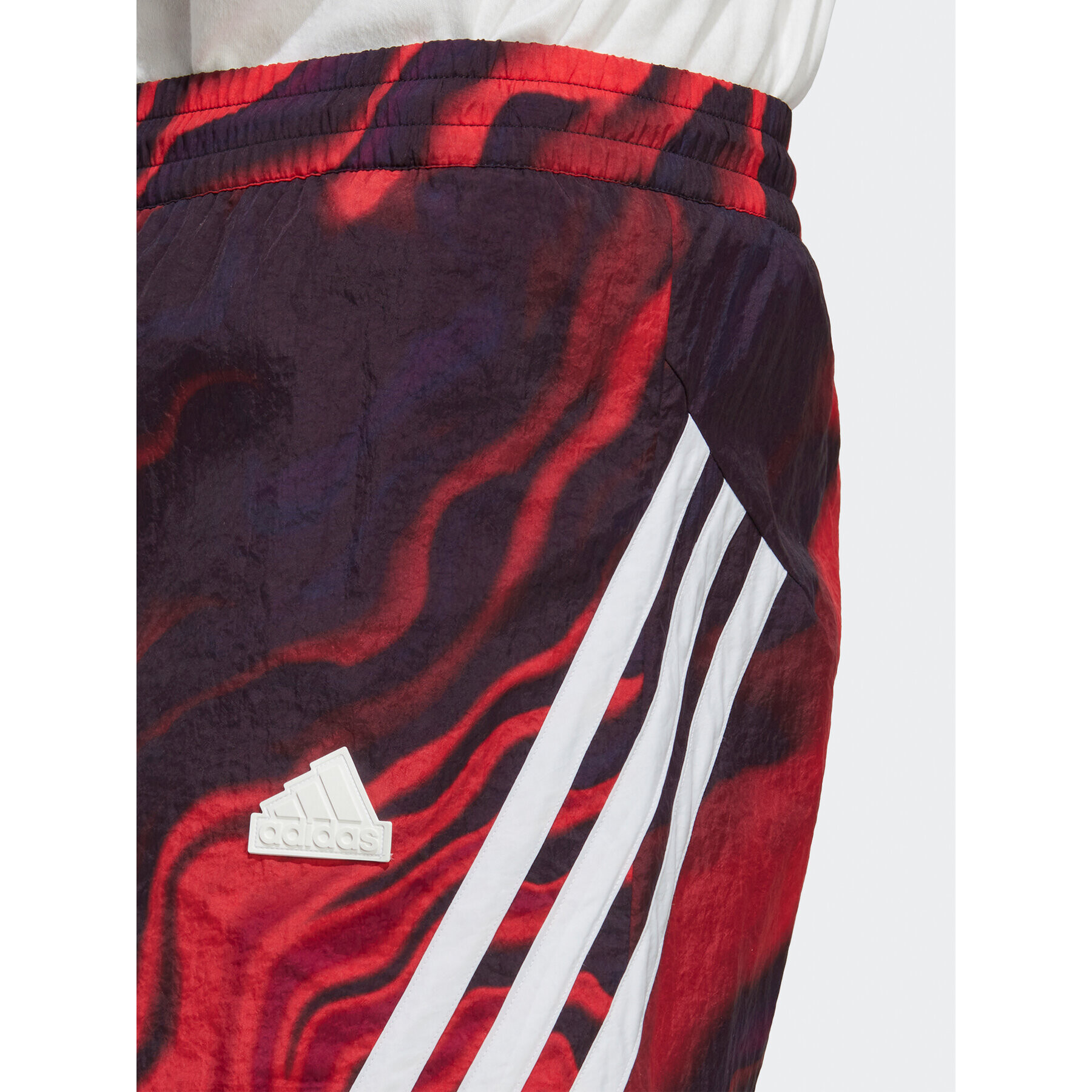 adidas Спортни шорти Future Icons Allover Print Shorts IC8253 Червен Regular Fit - Pepit.bg