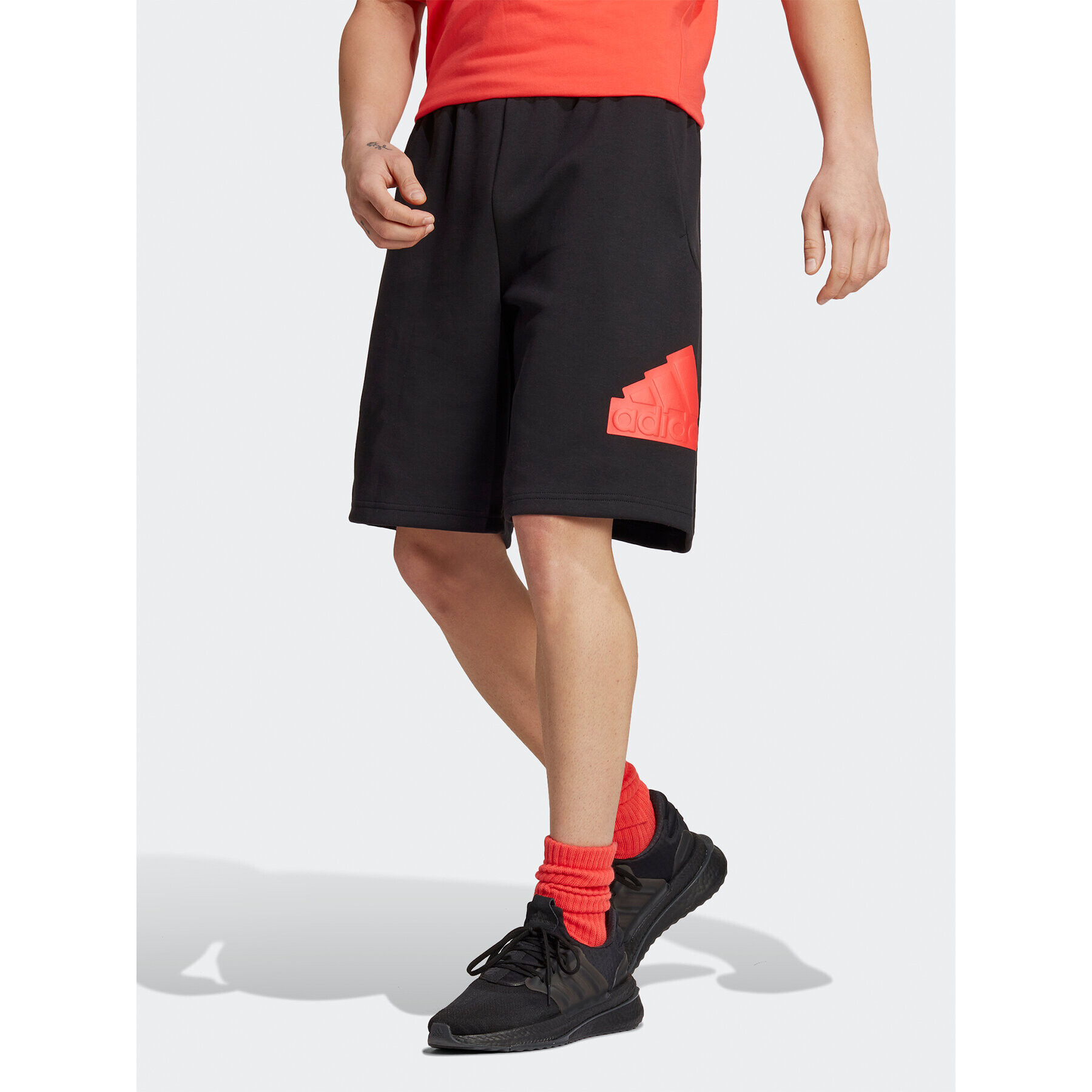 adidas Спортни шорти Future Icons Badge of Sport Shorts IC6730 Черен Regular Fit - Pepit.bg