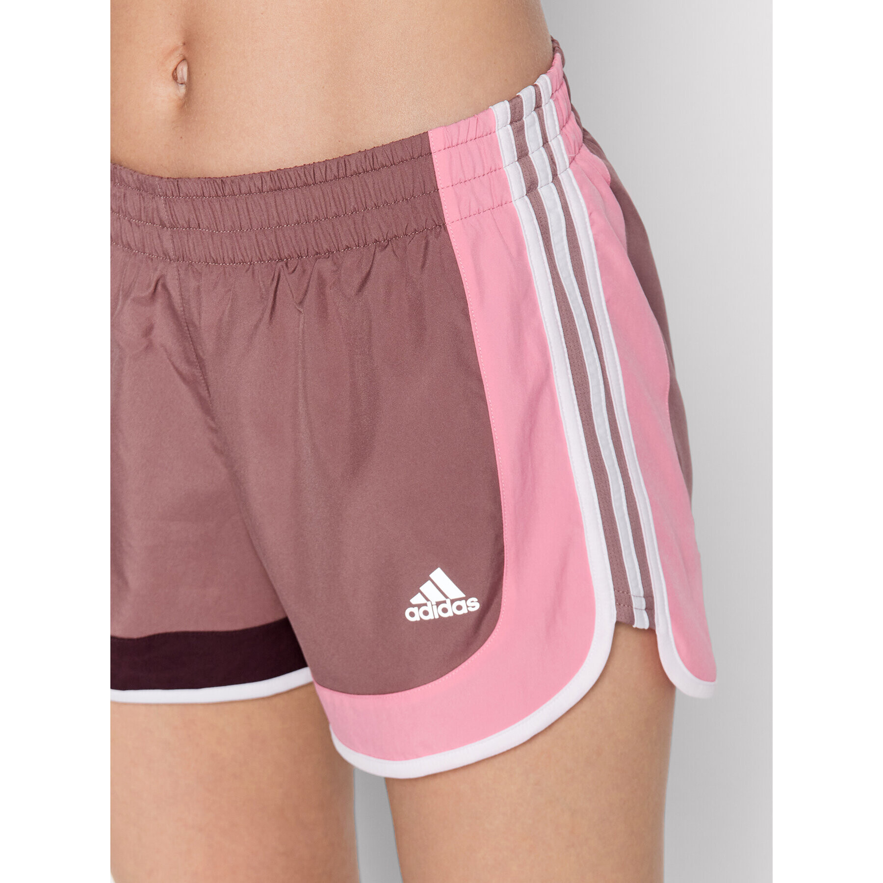 adidas Спортни шорти Marathon 20 Colourblock HL1452 Виолетов Slim Fit - Pepit.bg