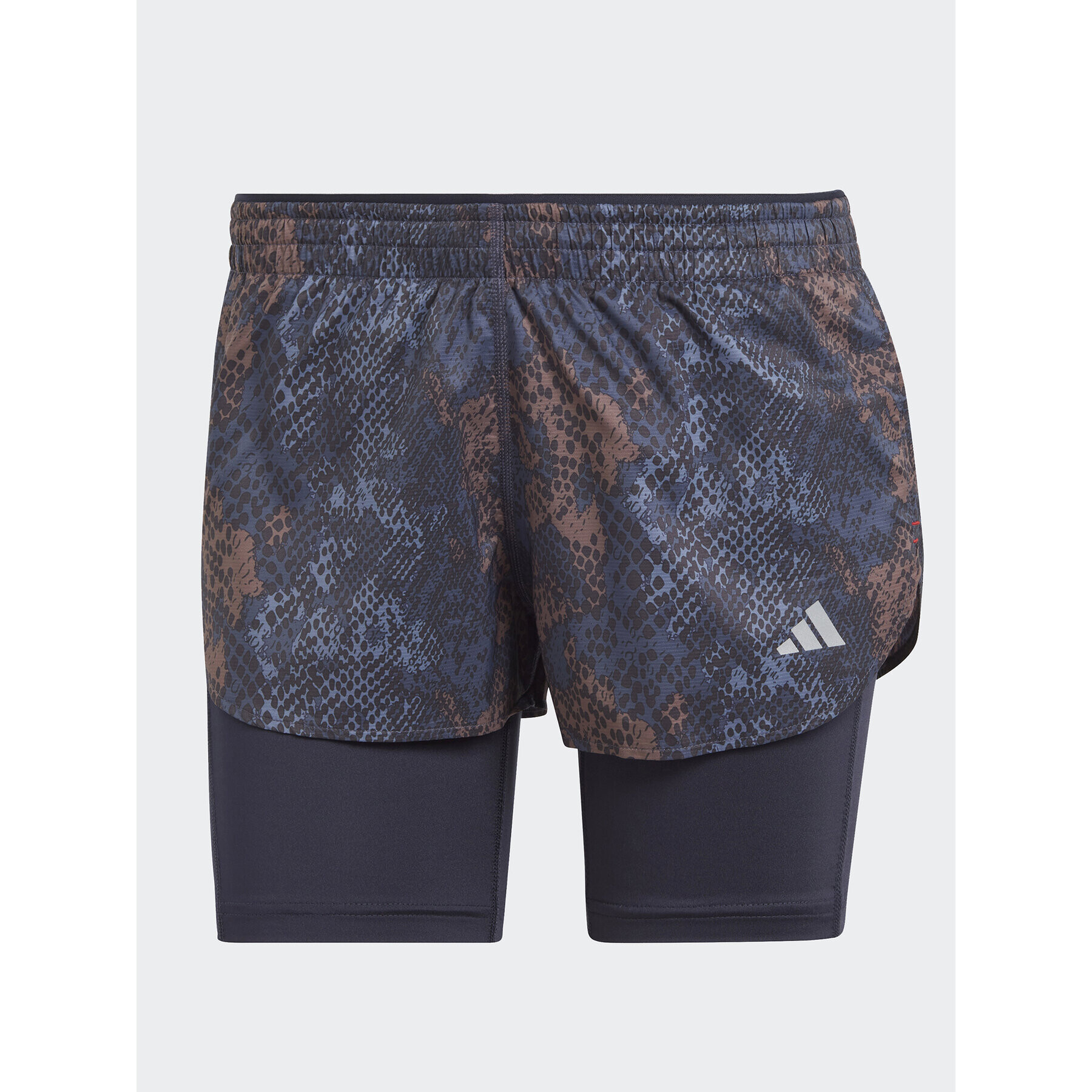 adidas Спортни шорти Run Fast 2-in-1 Shorts HS8612 Черен Slim Fit - Pepit.bg