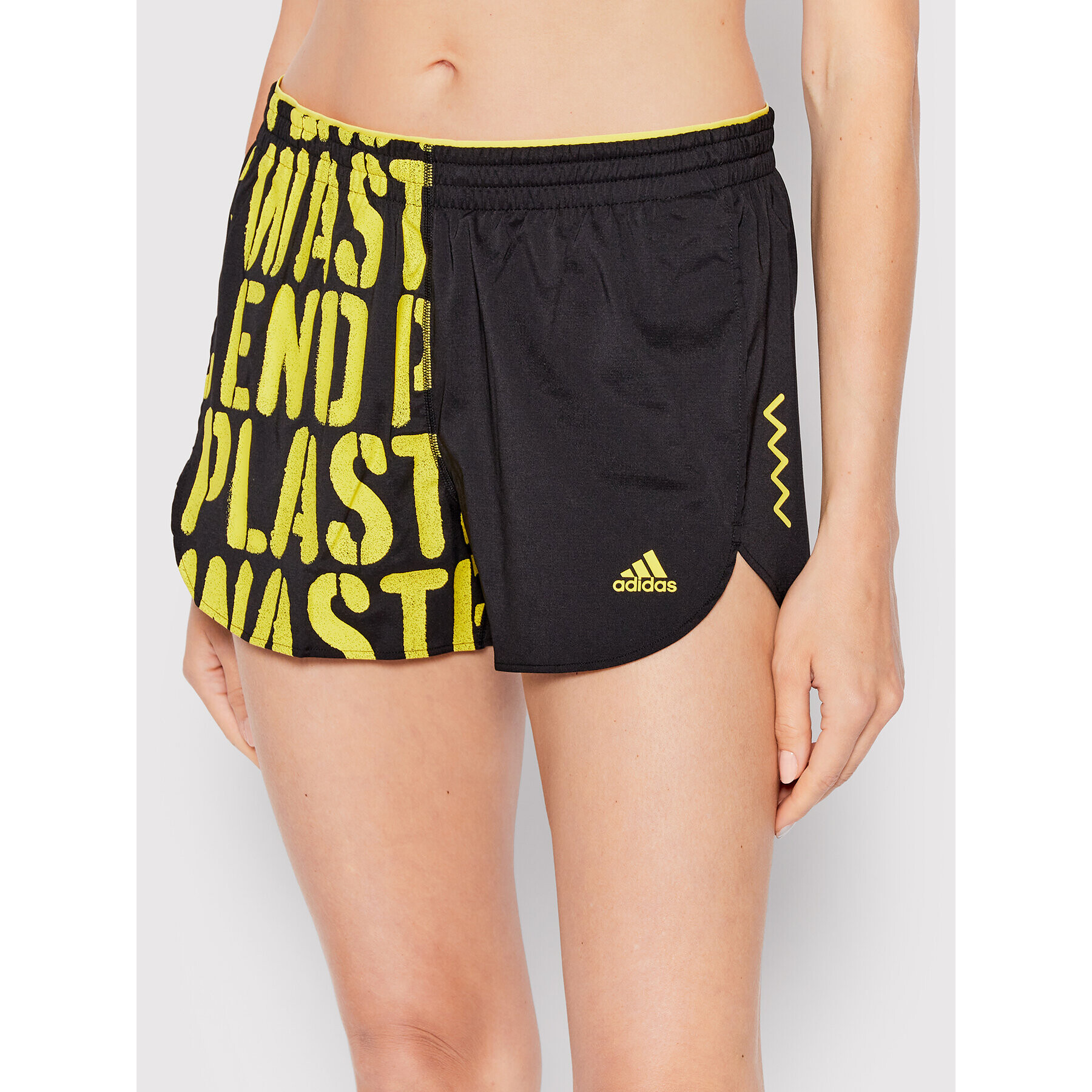 adidas Спортни шорти Run Fast HA4292 Черен Regular Fit - Pepit.bg